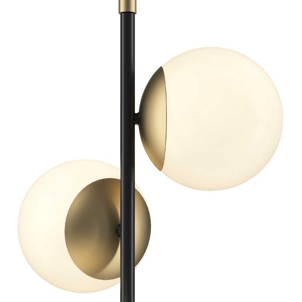 Gold-matt Nostalgia Stehlampe E14 Standlampe enthalten: warmweiss, Nein, Stehlampe, Angabe, 3-flammig, Stehleuchte click-licht keine Leuchtmittel in