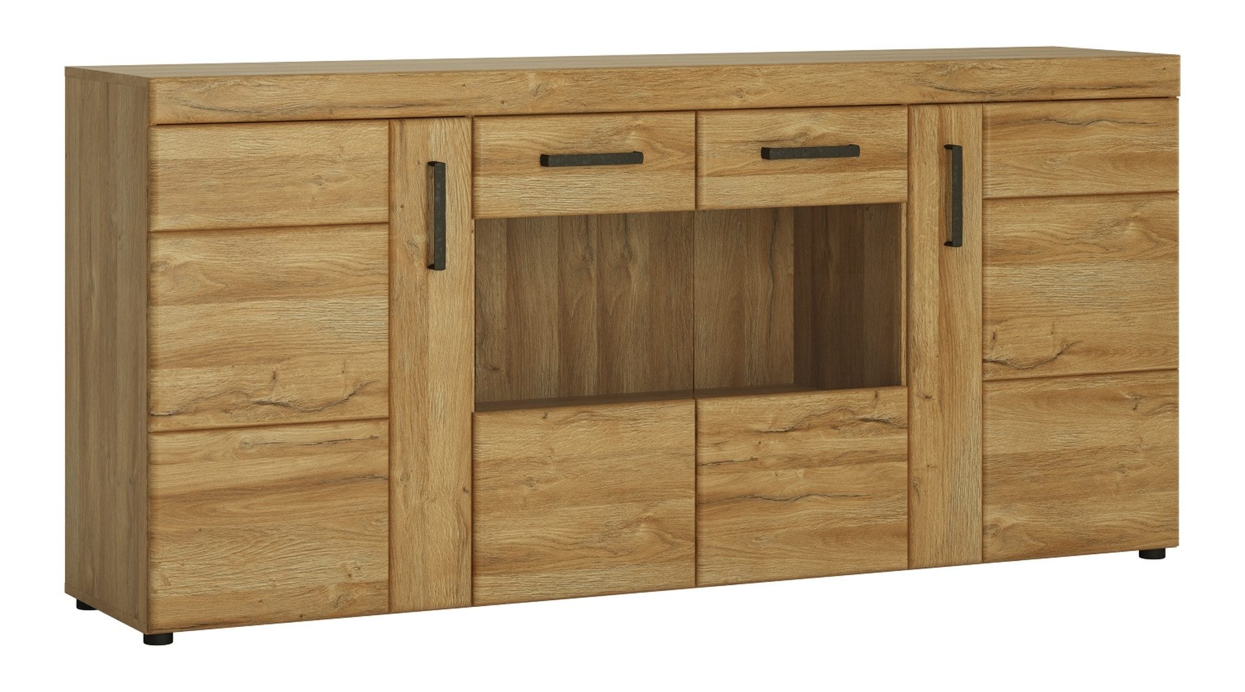 freiraum Sideboard CORTINA, in Grandson Eiche Dekor - 185,1x86x40,9 (BxHxT)