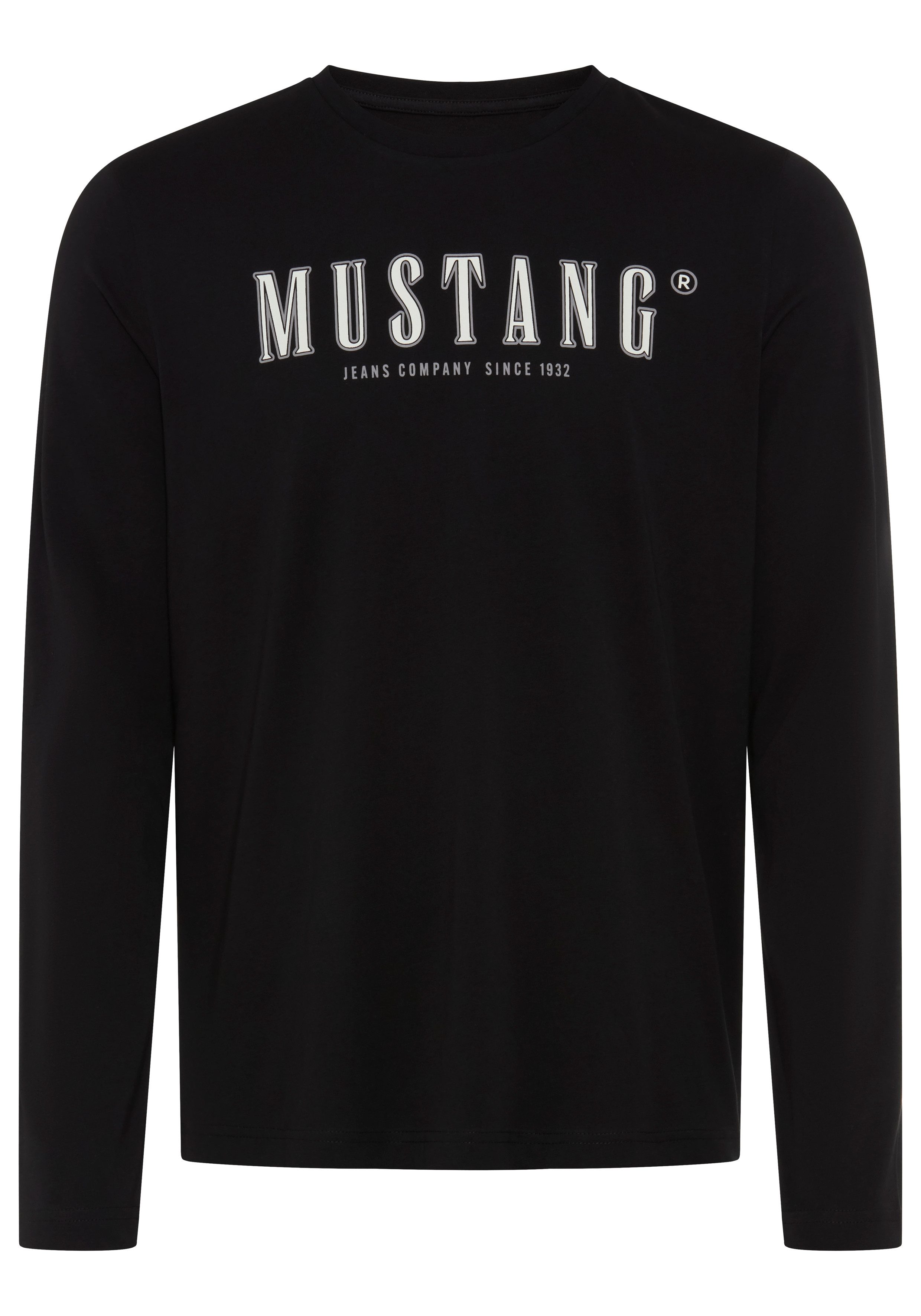 MUSTANG Langarmshirt Style Adrian plakativ bedruckt – Bild 2 von 3