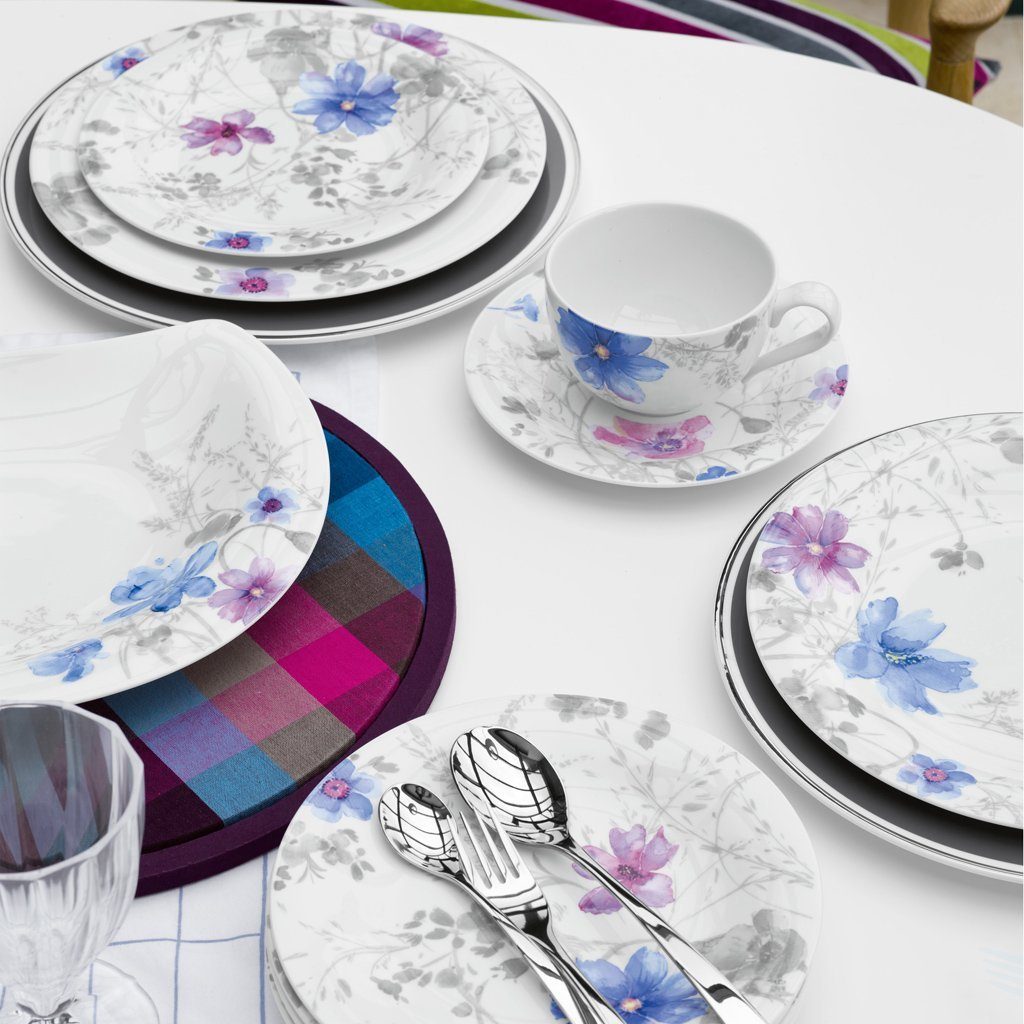Villeroy & Boch Speiseteller Mariefleur Speiseteller, (1 St), Premium Porcelain, mikrow.- & spülm.sicher, Made in Germany