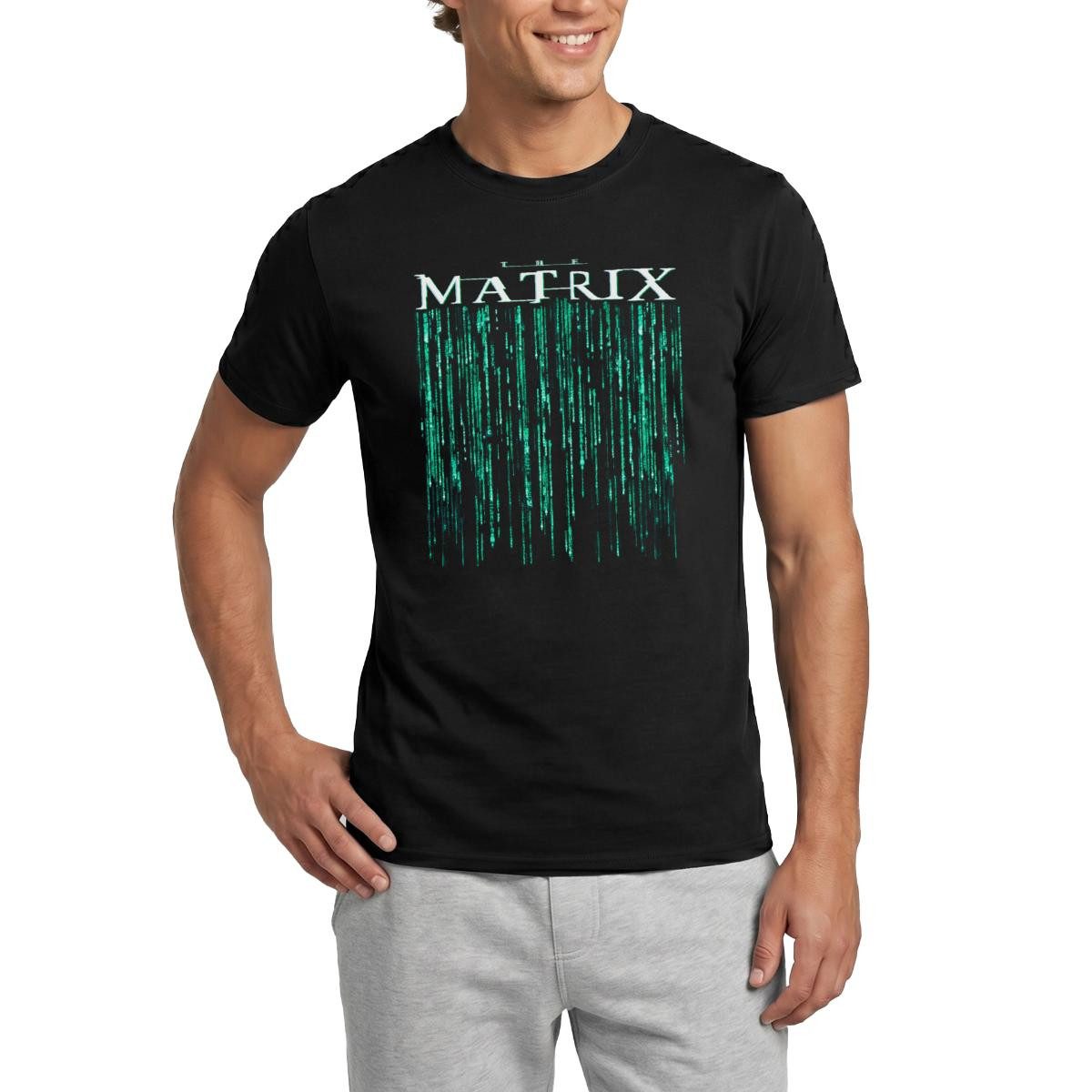 T-Shirt The Matrix Film Code Logo Männer T-Shirt