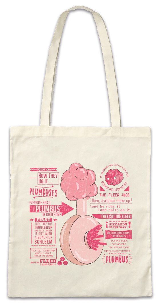 Beuteltasche Plumbus Stofftasche Now I'm A Rick Sanchez Beth Smith Jerry Rick