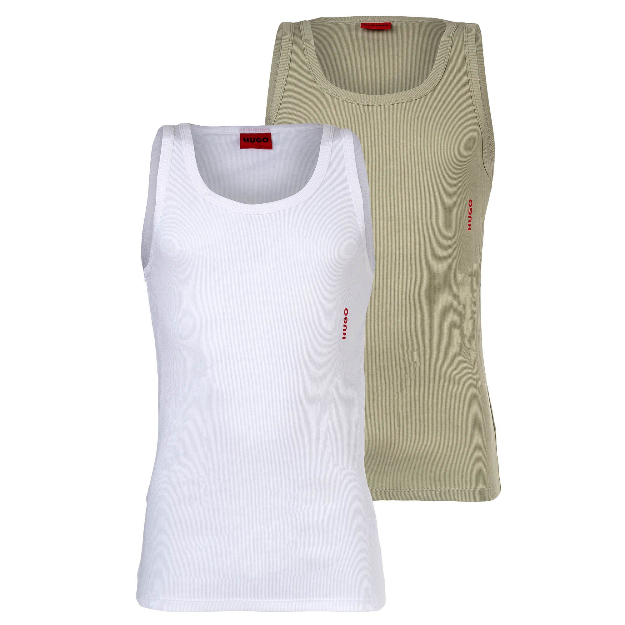 HUGO Unterhemd Herren Unterhemd 2er Pack Baumwolle (Packung, 2er Pack) günstig online kaufen