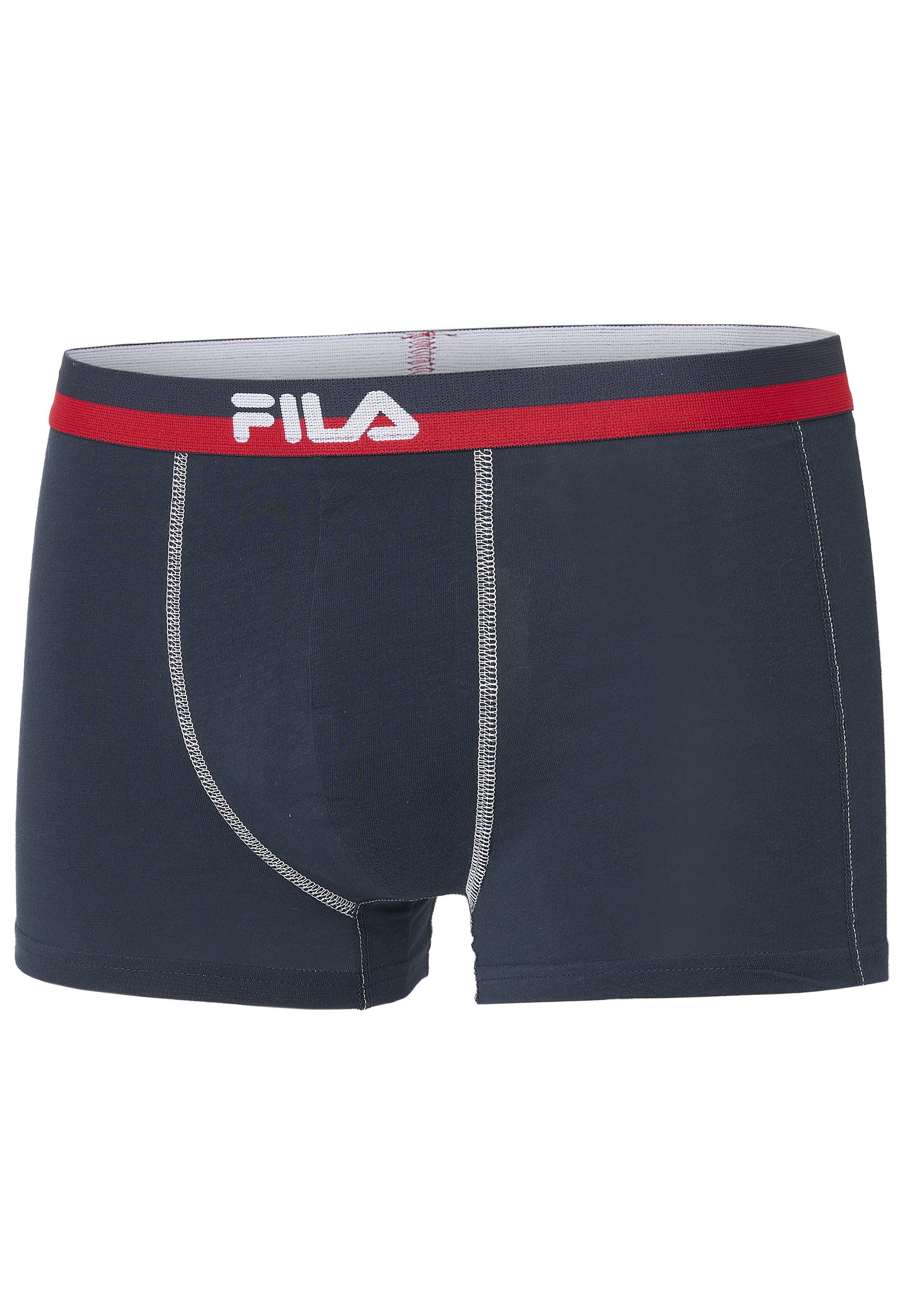 Fila Boxershorts 12er-Pack (12-St) mit elastischem Bund und Logo-Aufdruck