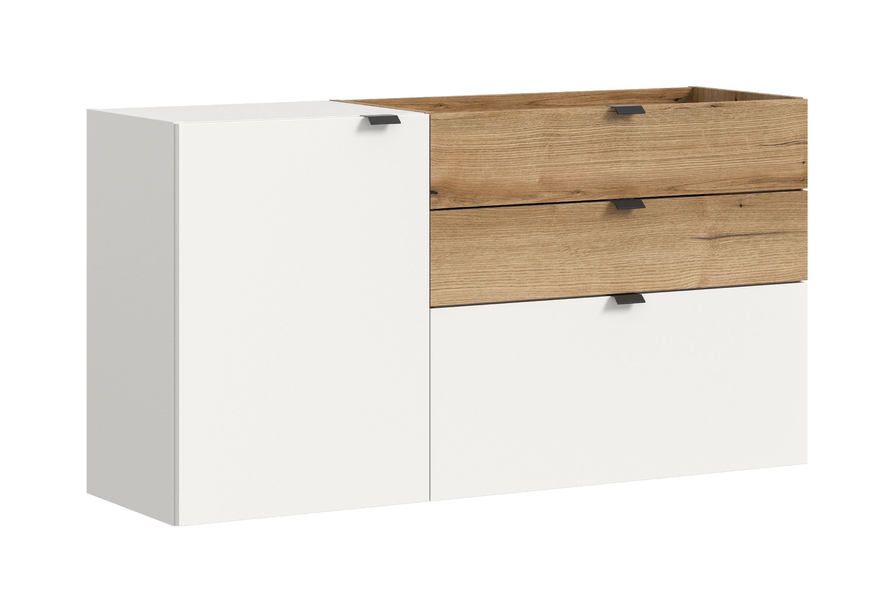 xonox.home Garderobe Naro, weiß Nachbildung Melamin beschichtet modern 120x günstig online kaufen