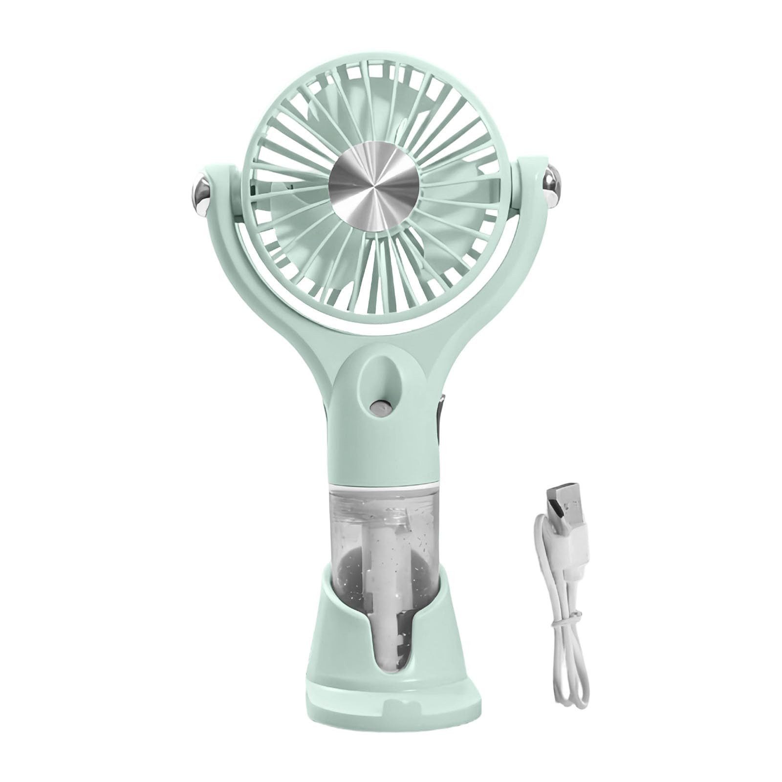nsihing Handventilator Tragbarer Sprühnebel-Ventilator, Hand-Sprühnebel-Ventilator, Per USB aufladbarer Sprühnebel-Ventilator mit feinem Sprühnebel.