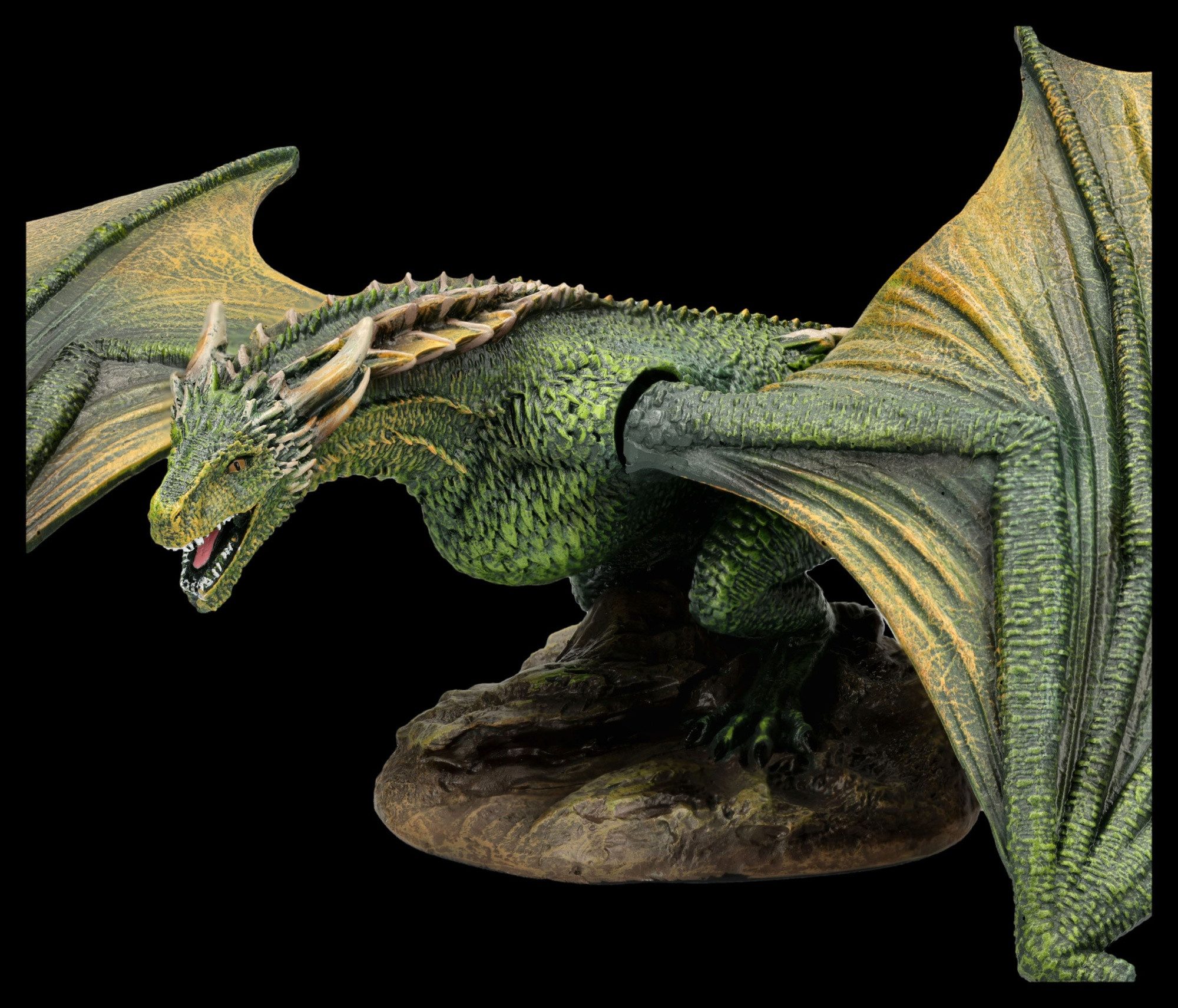 Figuren Shop GmbH Fantasy-Figur Drachen Figur – Rhaegal Statue Game of Thrones Dekofigur 40 cm breit