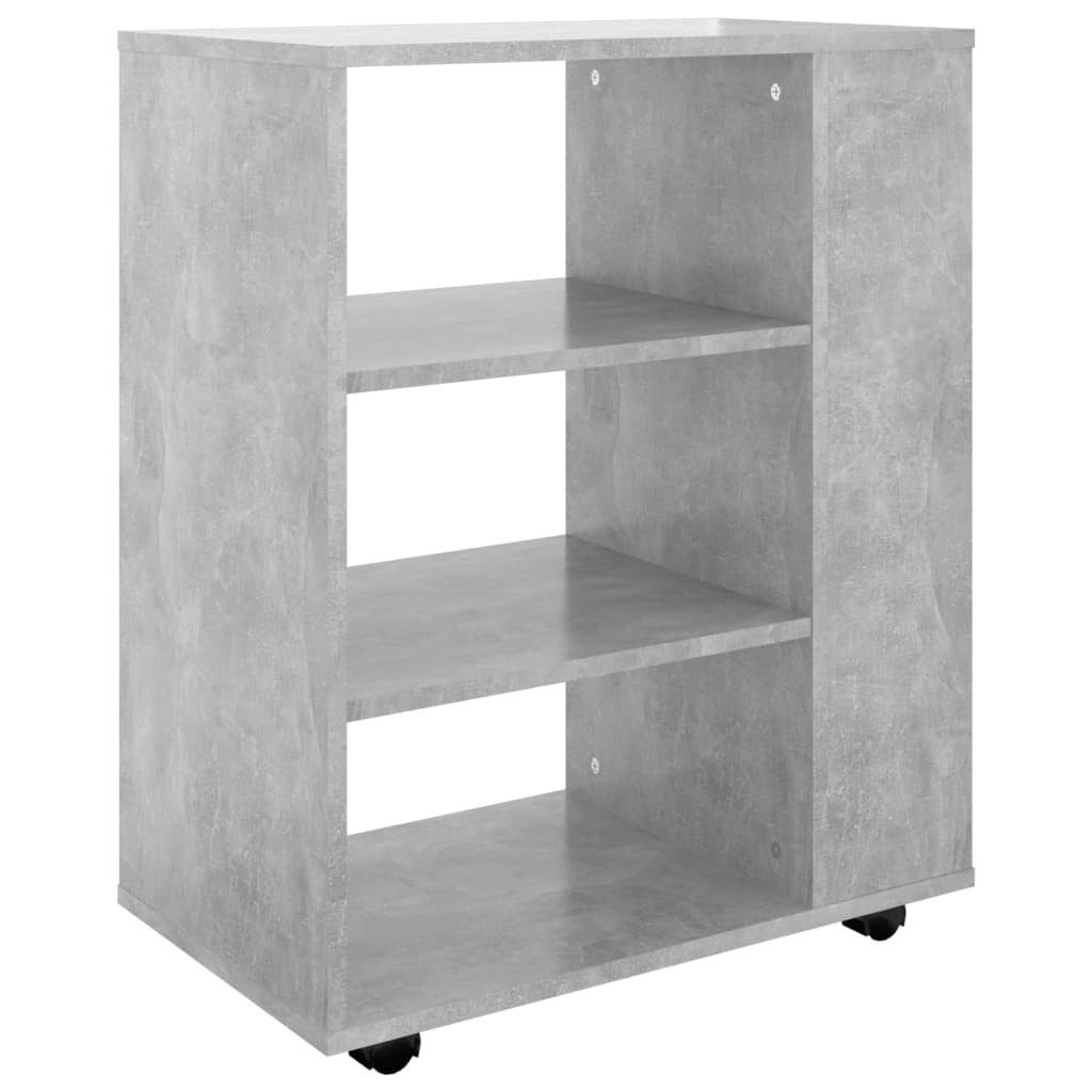 vidaXL Aktenschrank NA Rollschrank Betongrau 60x35x75 cm Spanplatte