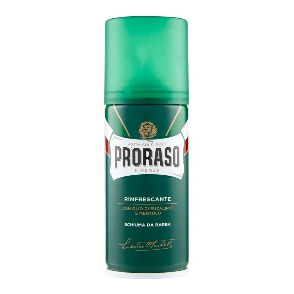 PRORASO After Shave Lotion Green Shaving Foam Osvezujici Pena Na Holeni S Eukalyptem