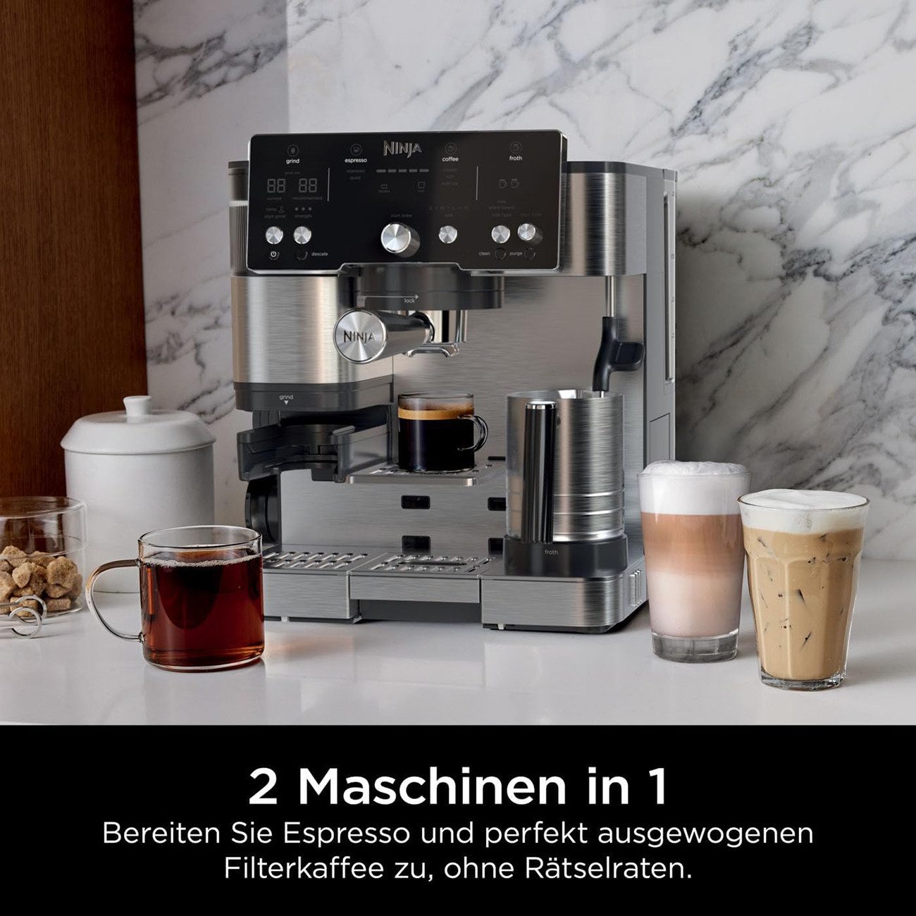 NINJA Kaffeevollautomat Luxe Café Essential ES501EU
