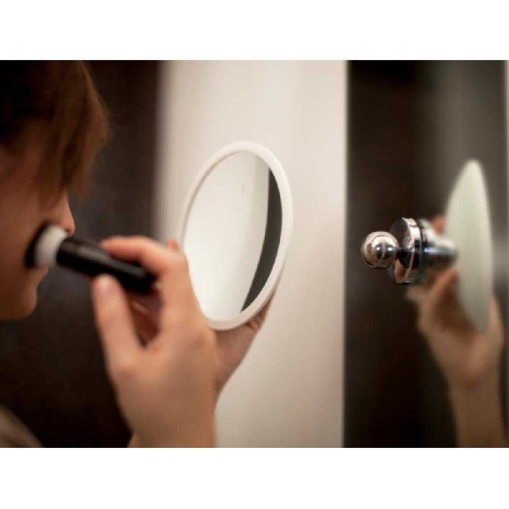 Bosign Spiegel Make-Up Spiegel Airmirror (15fach) Plus (abnehmbar) Weiß (16,5cm)