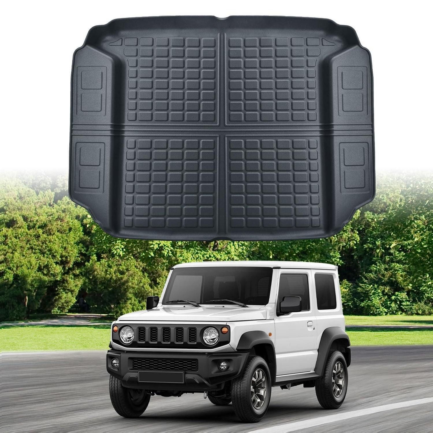 LuxusKollektion Kofferraumwanne Kofferraumwanne Jimny JB64 JB74 TPE Kofferraummatte 2021 2023