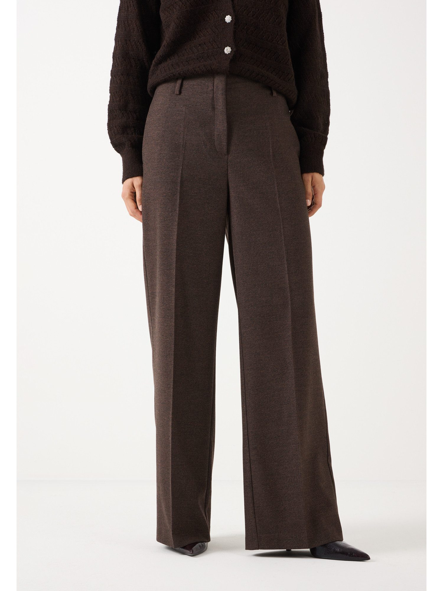 MORE&MORE Stoffhose moderne, weite Businesshose