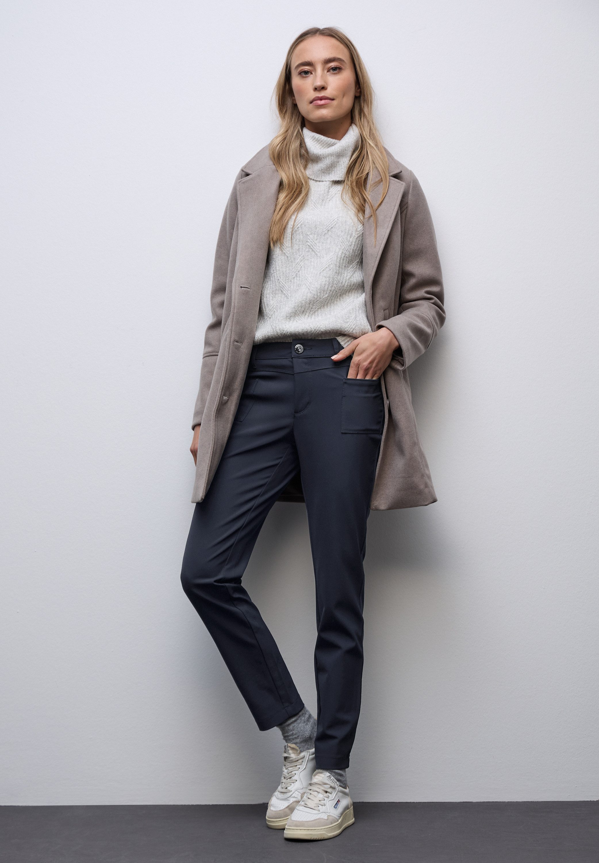 STREET ONE Stoffhose Middle Waist