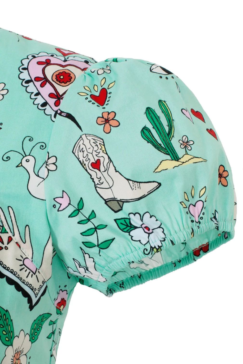 Hell Bunny Midikleid Tijuana Rockabilly Tattoo Skull Rosen Rockabella Blume günstig online kaufen