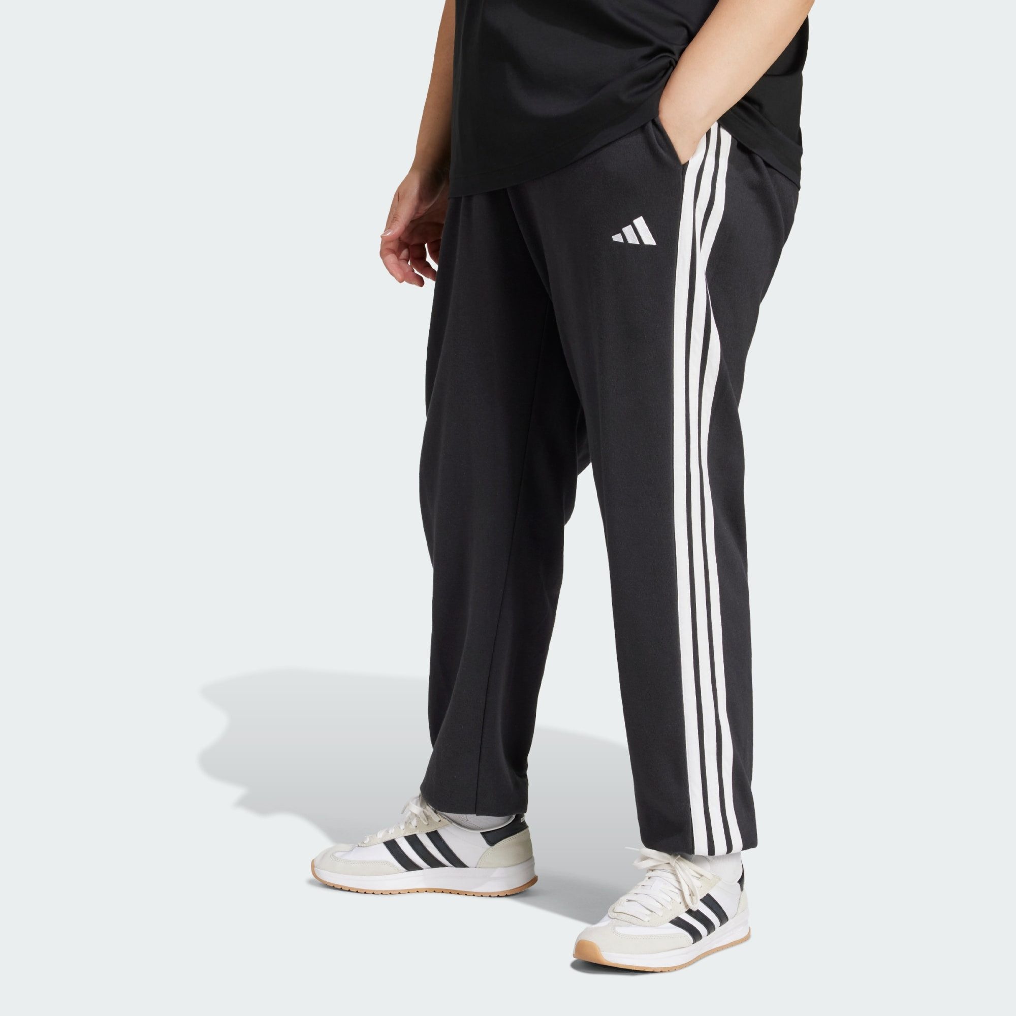 adidas Sportswear Jogginghose ESSENTIALS 3-STREIFEN FRENCH TERRY CUFFED HOSE (1-tlg)