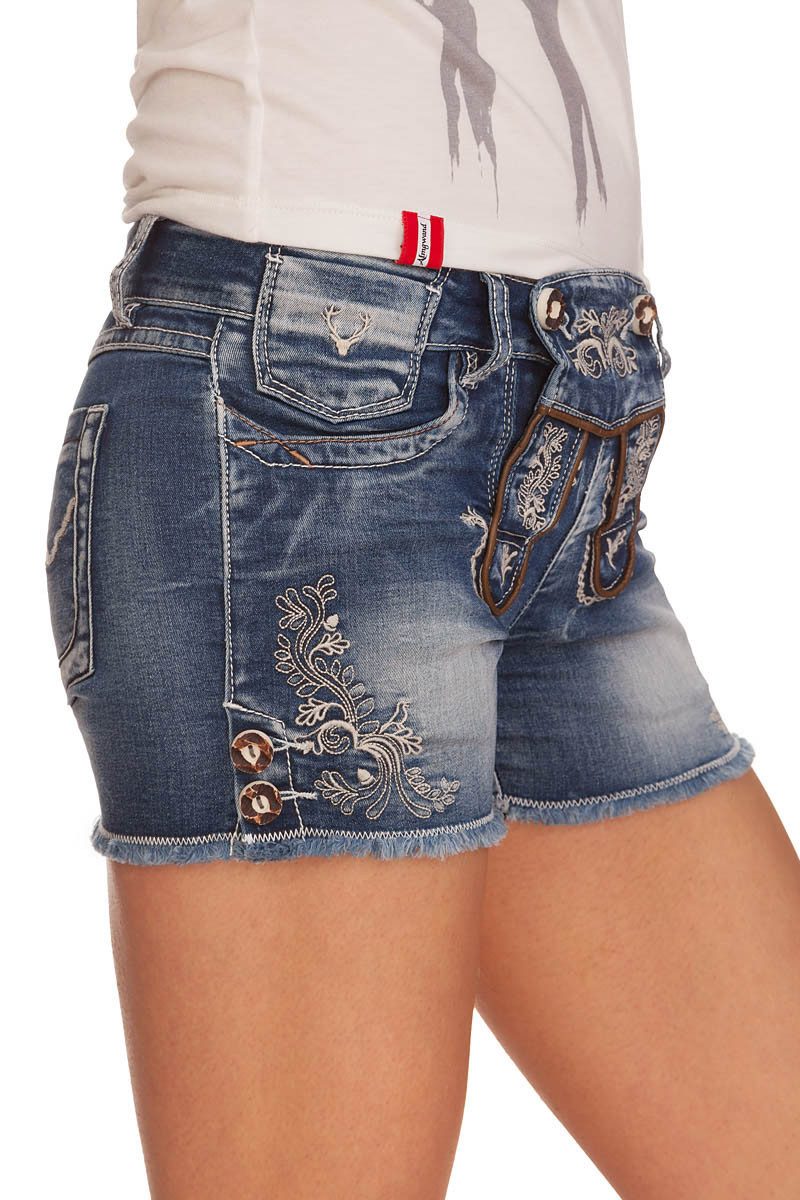 MarJo Trachtenjeans Trachtenjeans Damen - FRANZISKA SHORTS