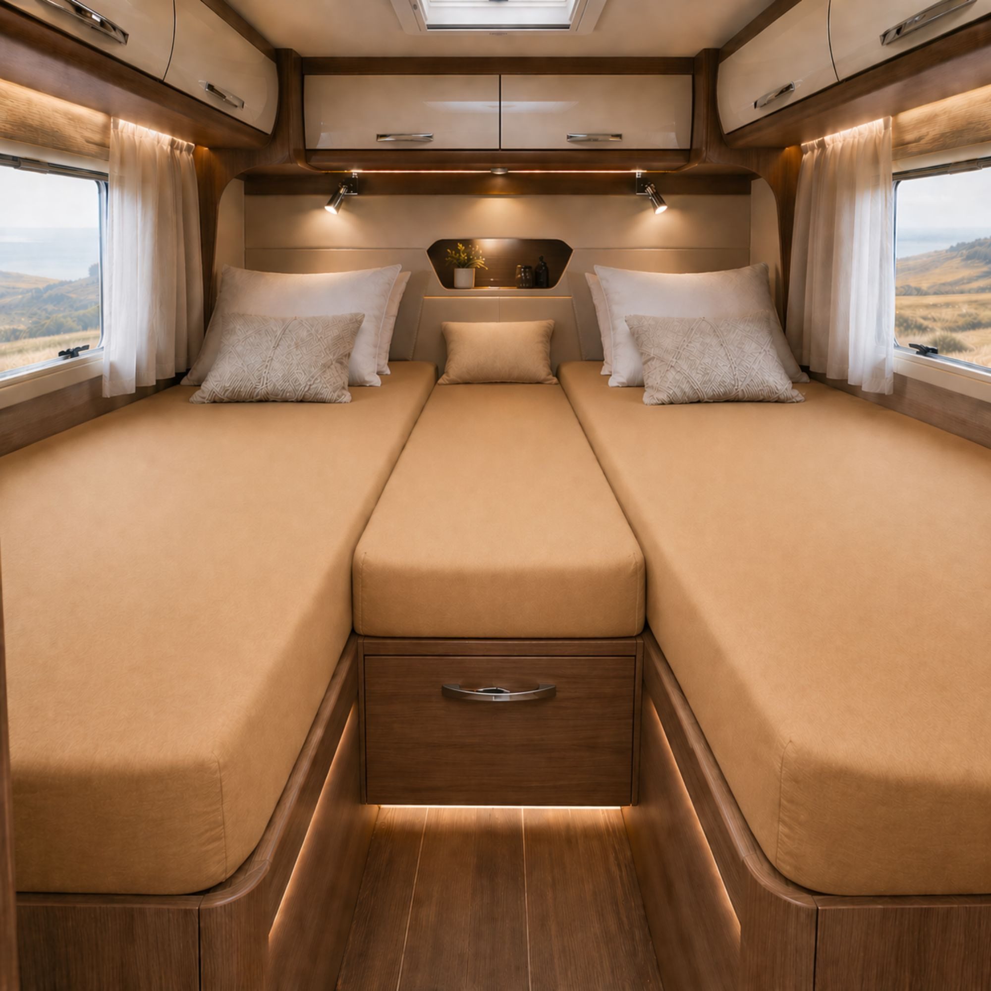 EXKLUSIV HEIMTEXTIL Spannbettlaken Frottee Spannbettlaken für Wohnmobile Heckbett 3-teilig, Frottee, Gummizug: Rundum, (3 Stück), mit Rundumgummizug