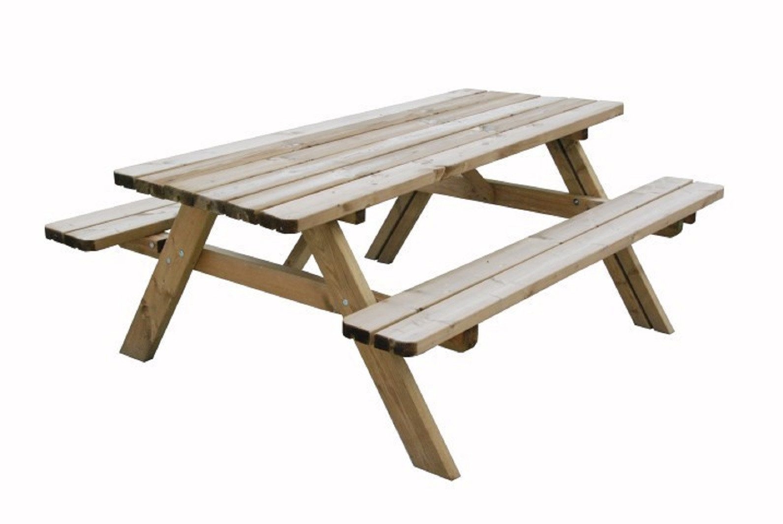 SenS-Line Garten-Essgruppe Picknick Set Gartenmöbel Gruppe Oslo Holz Bierzelt Garnitur klappbar, (Spar-Set, 3-tlg., 1 Tisch + 2 klappbare Bänke), 1 Tisch mit 2 klappbaren Bänken / wetterfest / langlebig