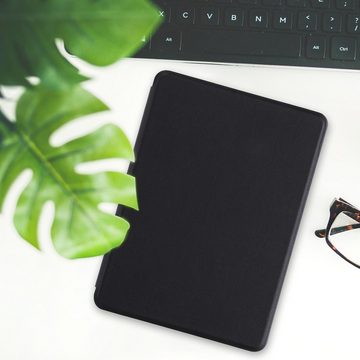 kalibri E-Reader-Hülle Hülle für Amazon Kindle Paperwhite 11. Generation 2021, Leder eBook eReader Schutzhülle - Flip Cover Case