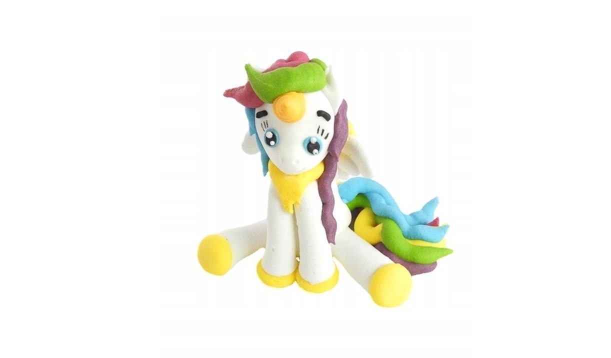 Festivalartikel Dekofigur Essbare Einhorn-Figur aus Zucker günstig online kaufen