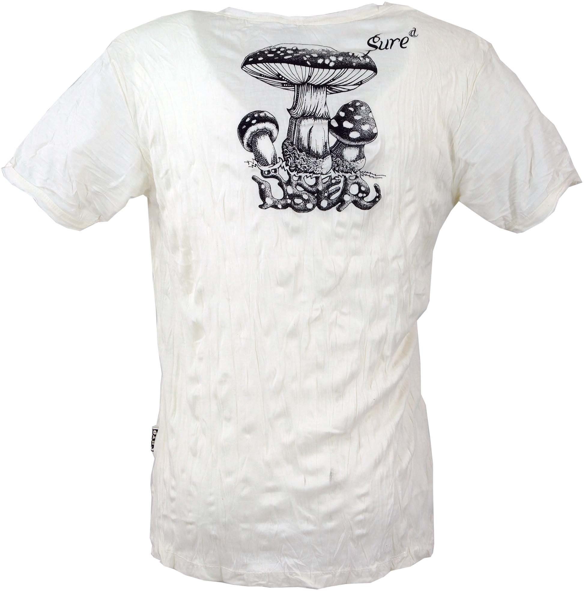 Guru-Shop T-Shirt Sure Herren T-Shirt Fliegenpilz günstig online kaufen