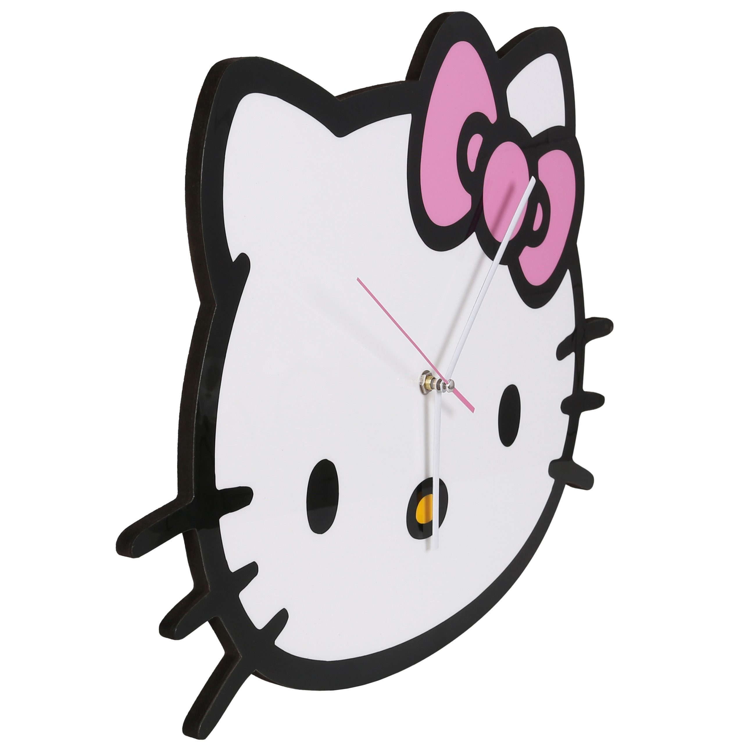 Hello Kitty Wanduhr Hello Kitty Wanduhr XL, große analoge Uhr 50x35,5 cm fürs Kinderzimmer