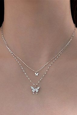 COLLEZIONE ALESSANDRO Silberkette Butterflies, aus 925 Sterling Silber