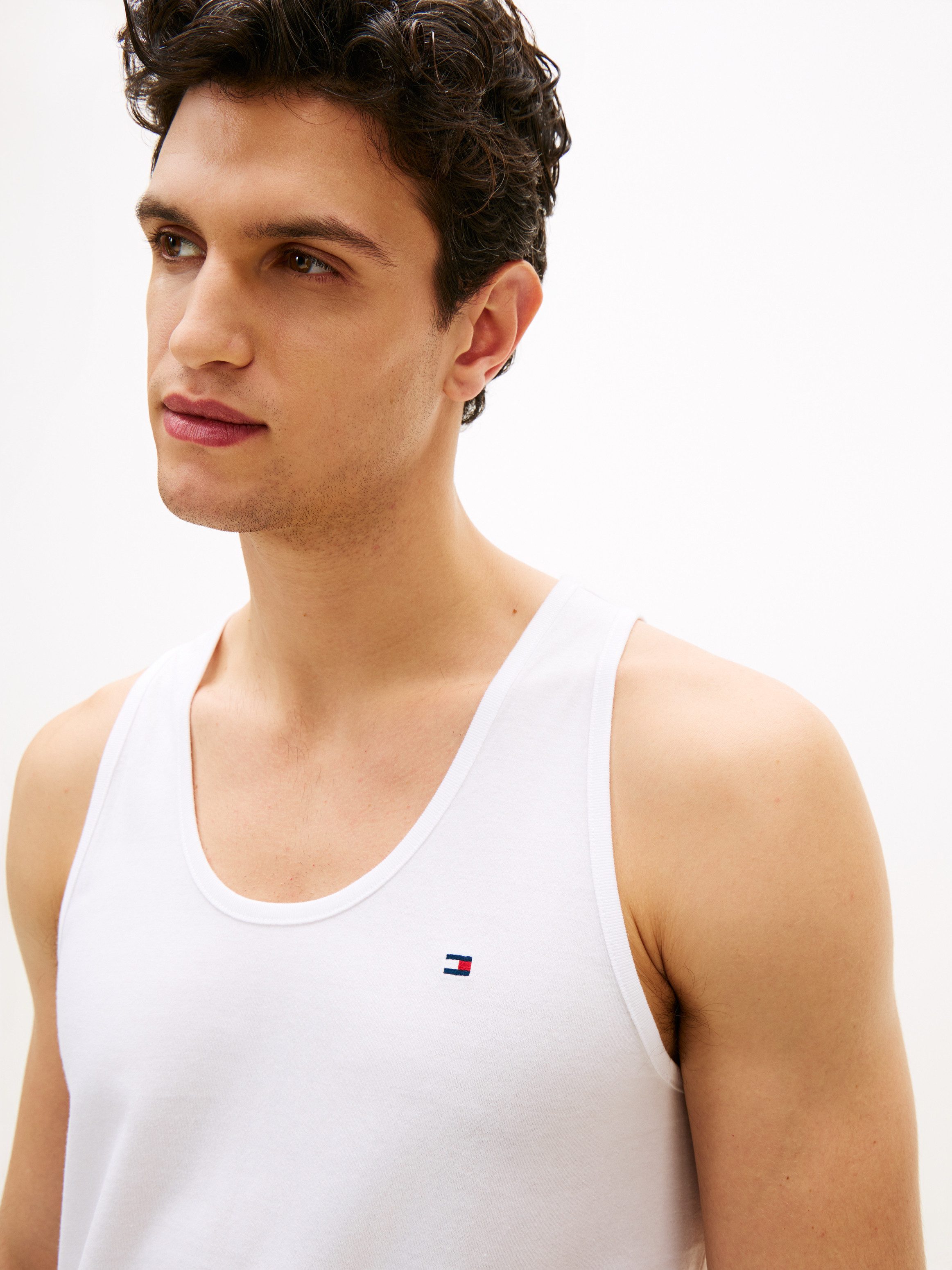 Tommy Hilfiger Underwear Tanktop Regular fit mit Rundhalsausschnitt – Bild 3 von 5