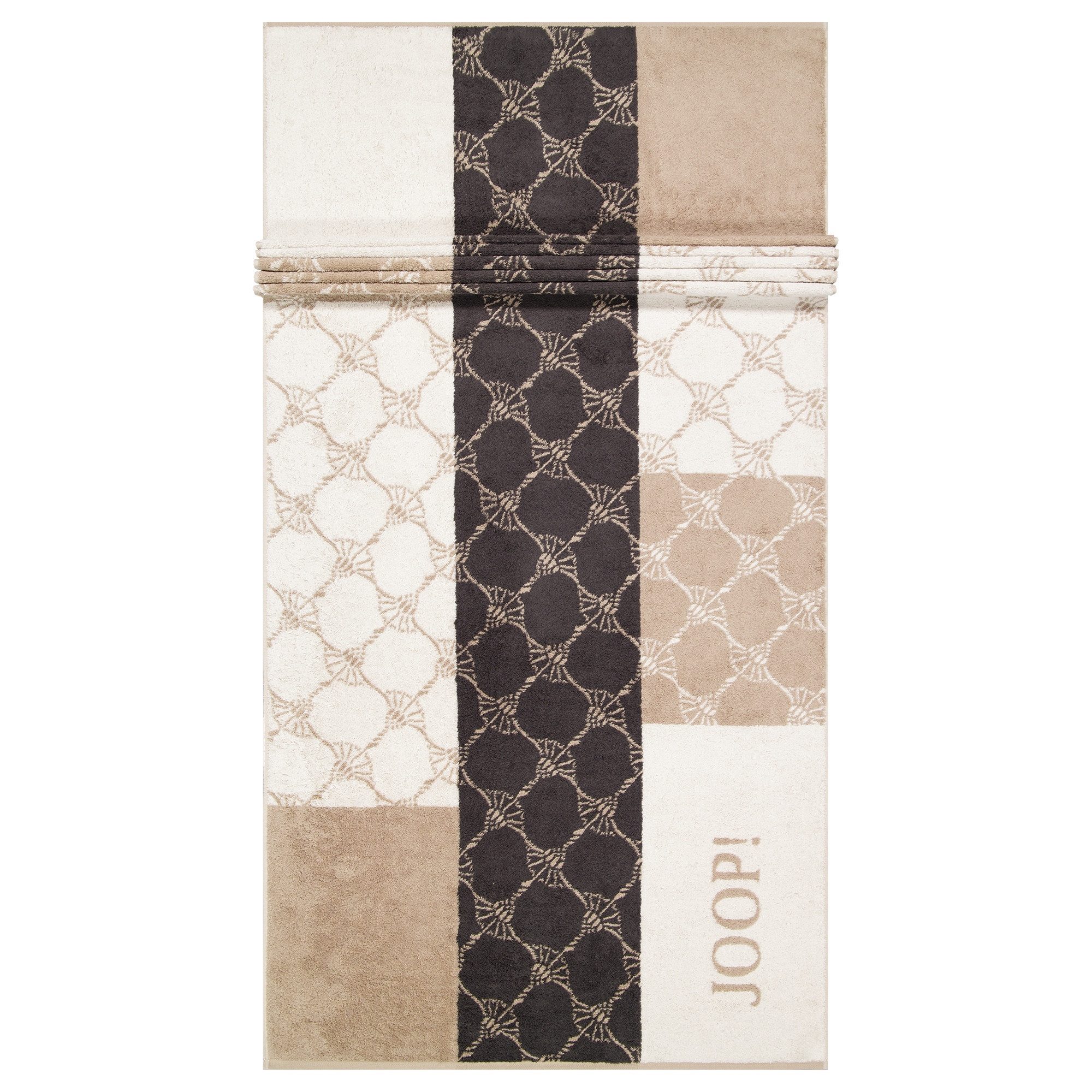 JOOP! Saunatuch Sauna Squares 1719, 100% Baumwolle (1-St)