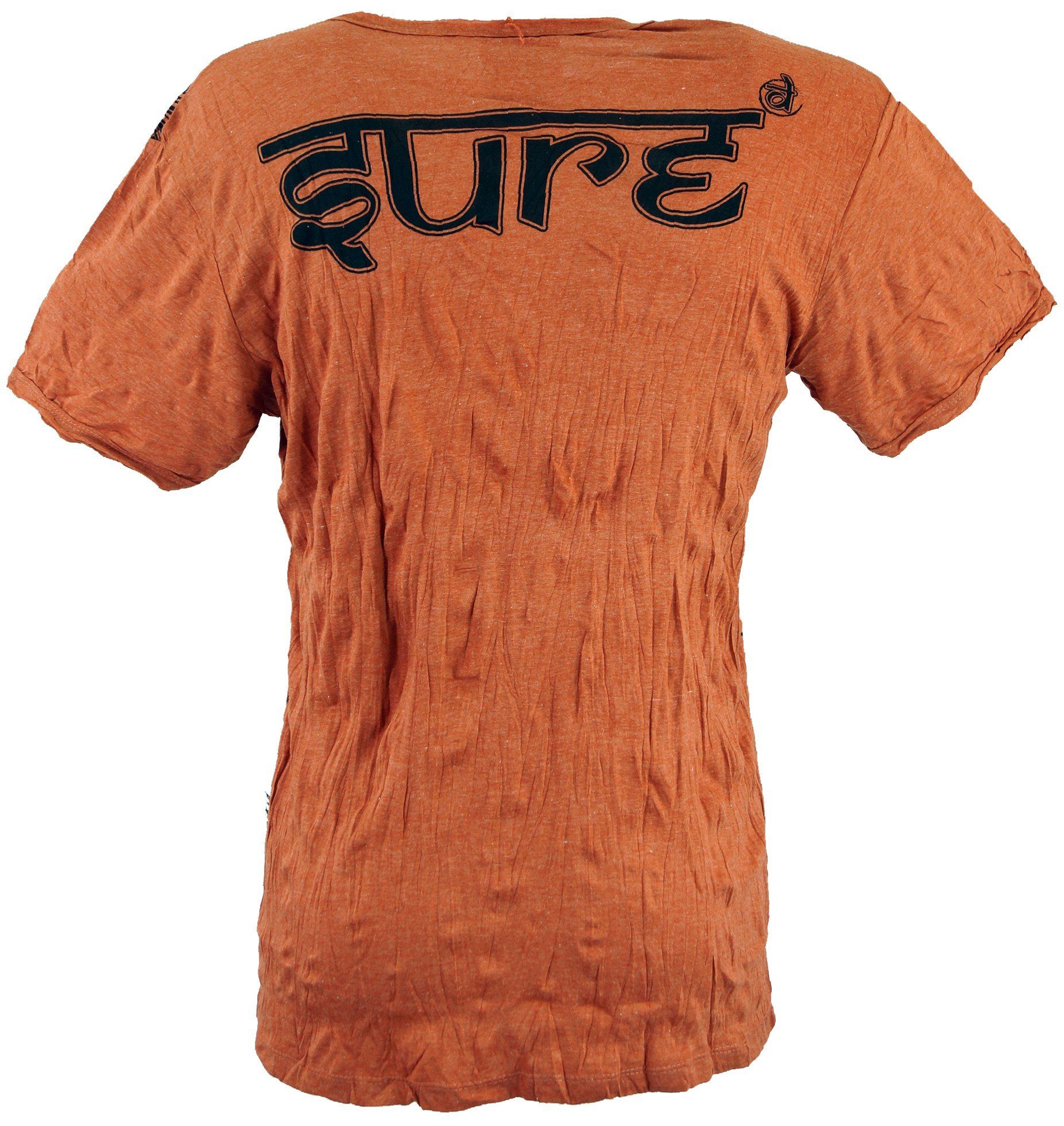 Festival, T-Shirt Ganesh - rostorange T-Shirt alternative Style, Guru-Shop Goa Bekleidung Sure