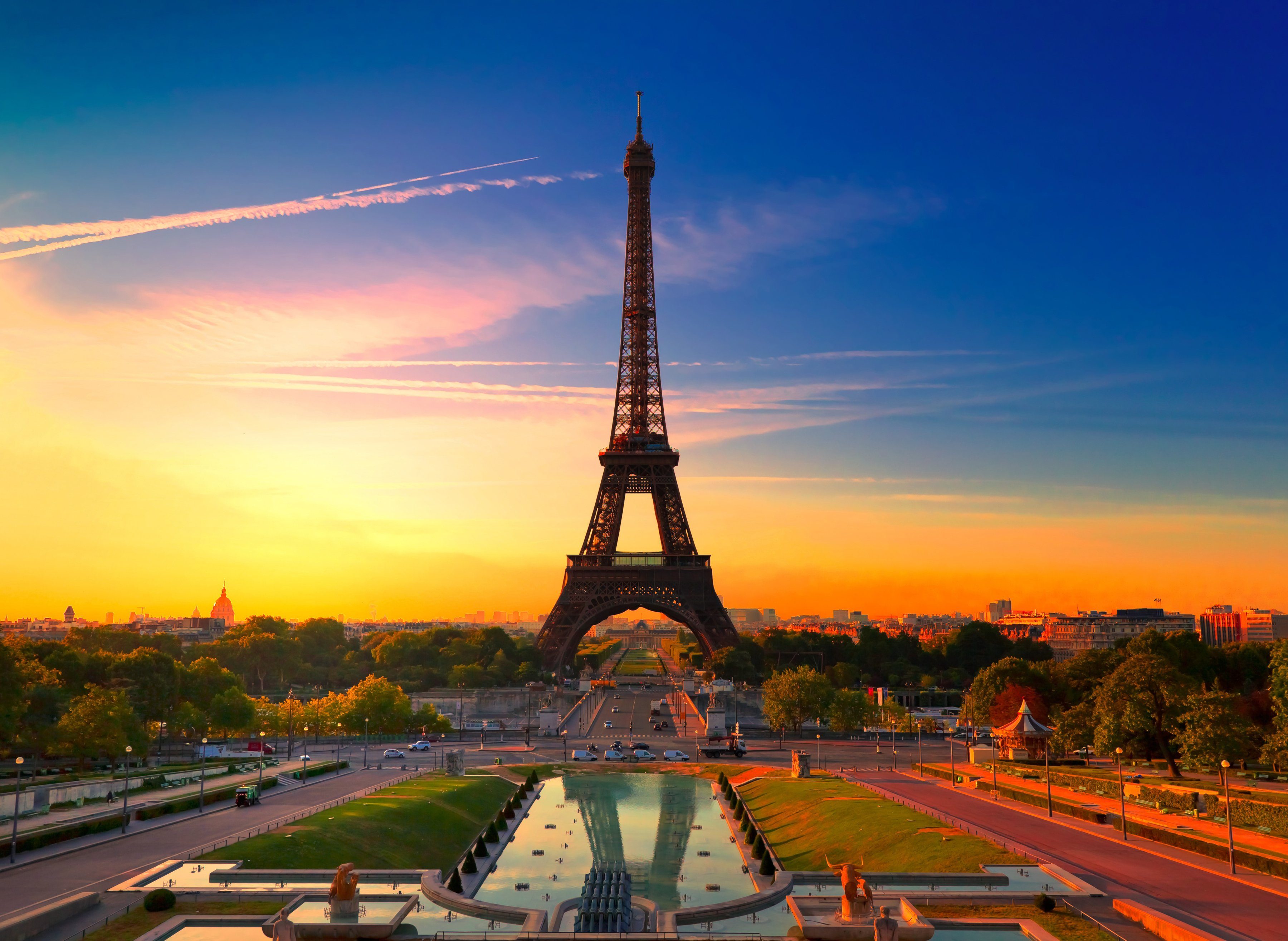 Papermoon Fototapete Paris Eiffel Tower, glatt