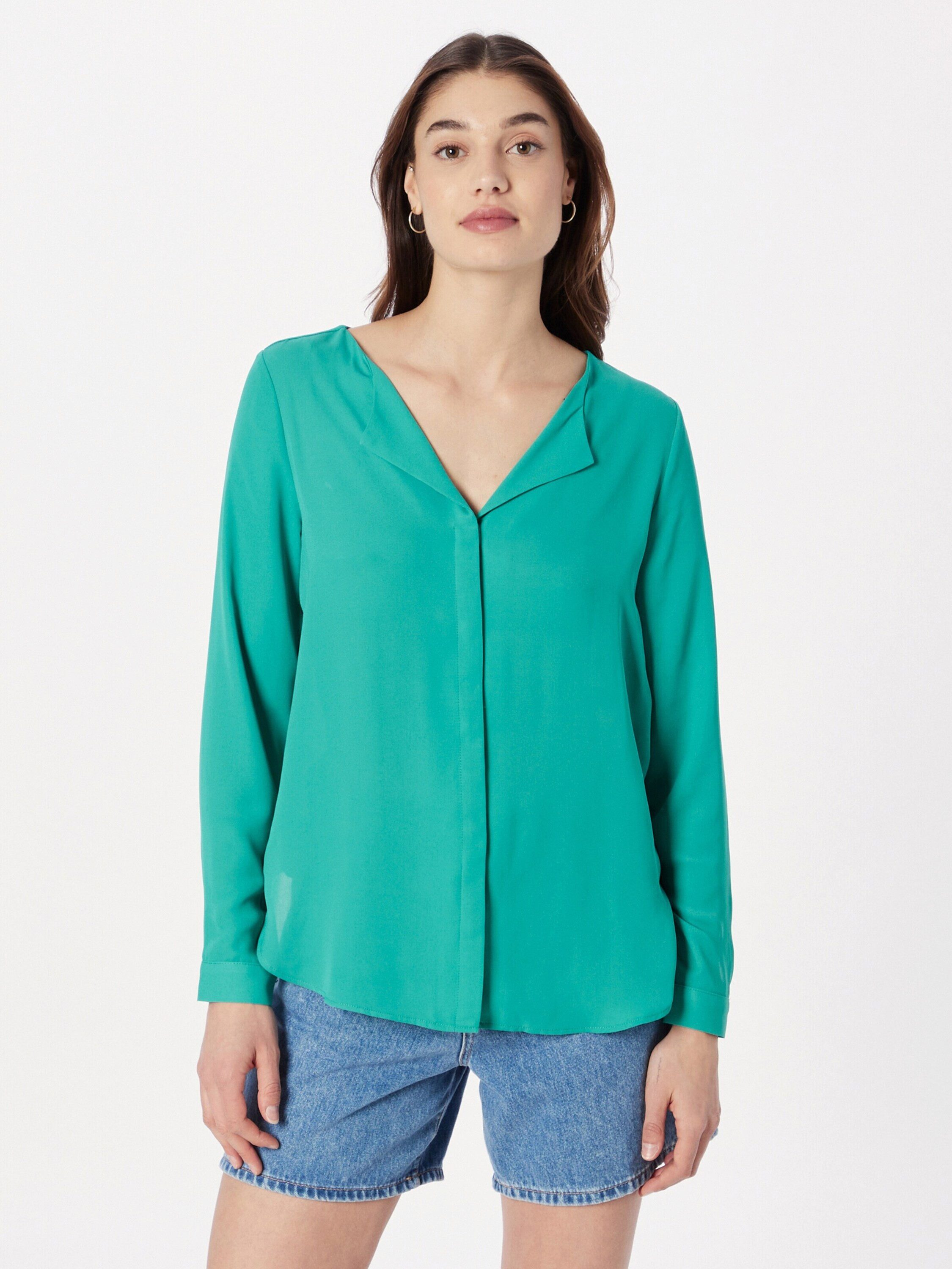 Vila Langarmbluse (1-tlg) Falten