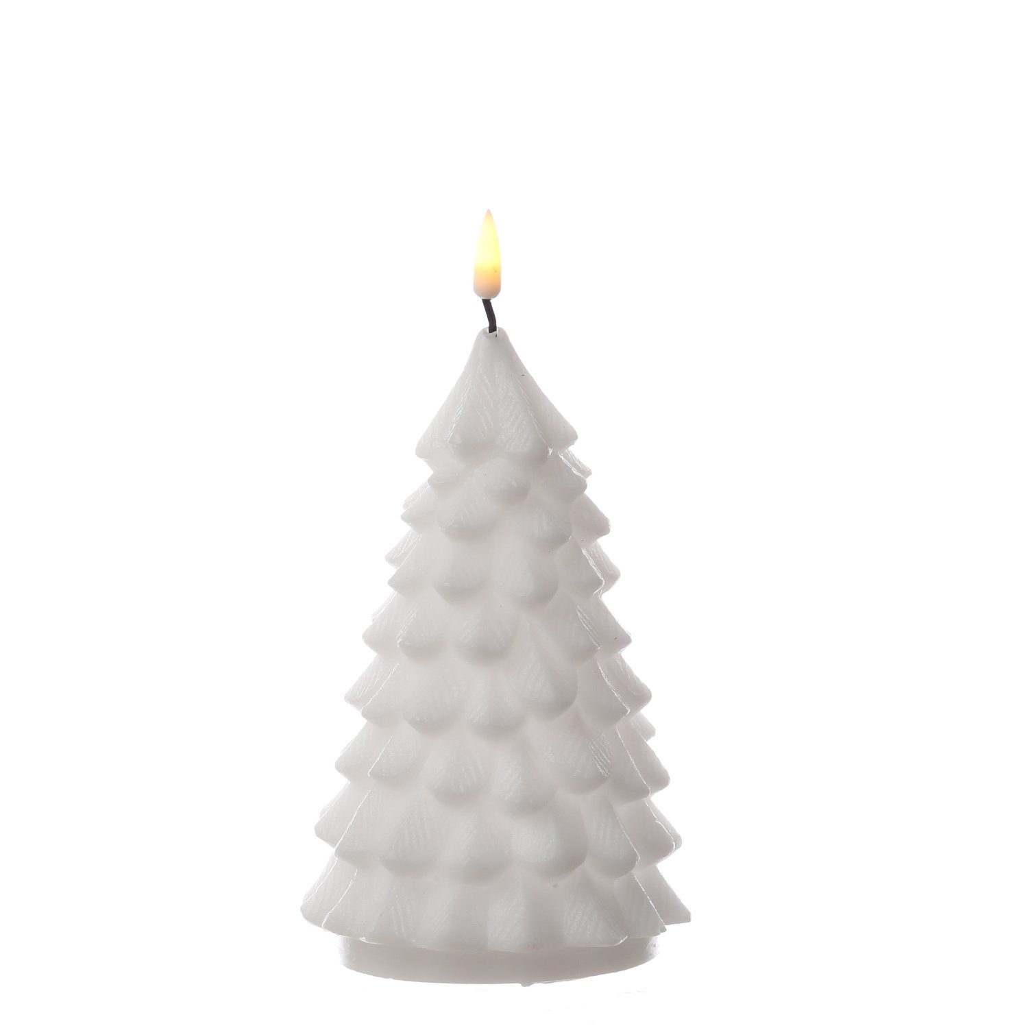 Deluxe Homeart LED-Kerze Tannenbaum Weihnachtsbaum Deluxe Echtwachs flacker günstig online kaufen