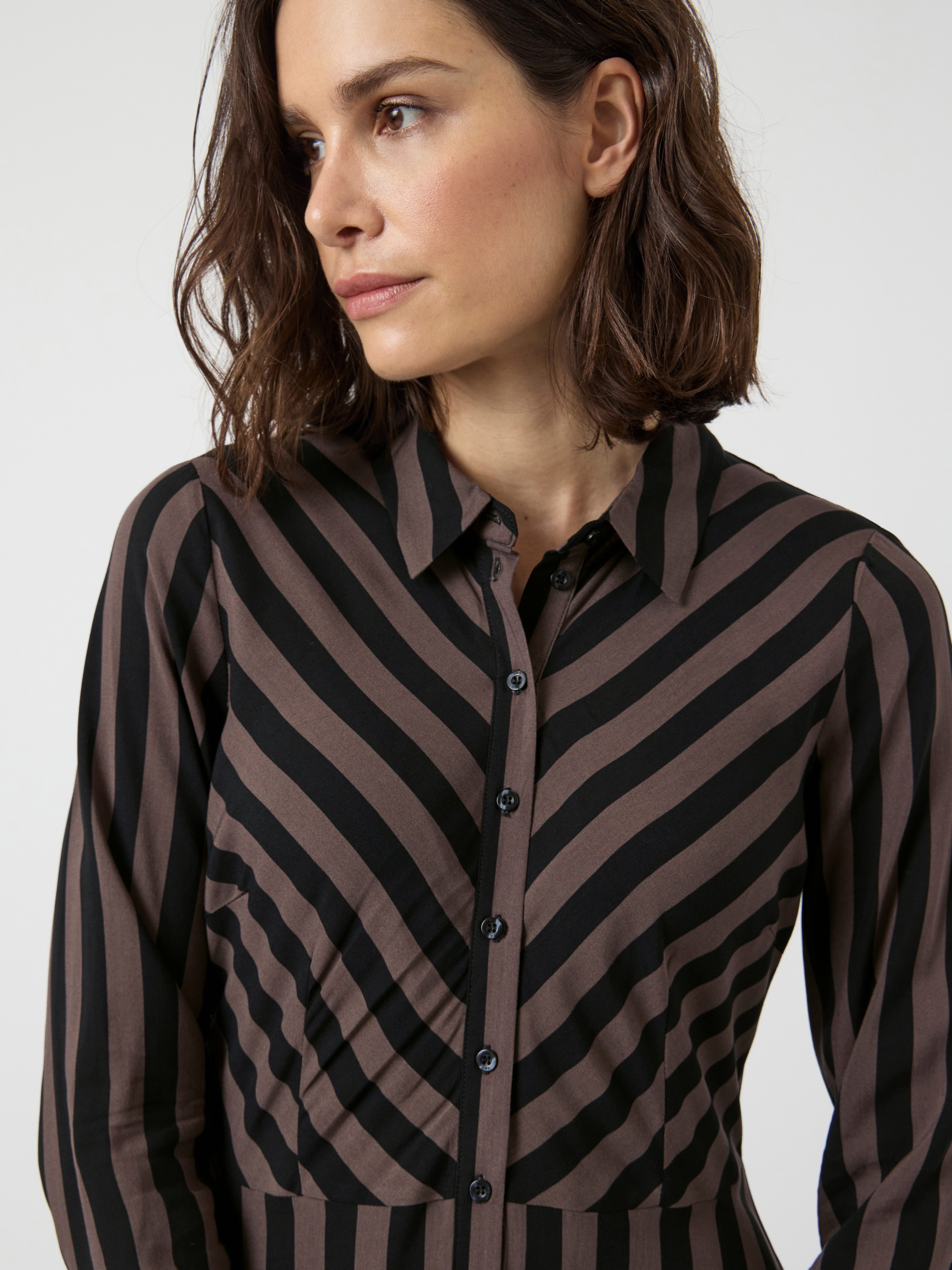 Y.A.S Hemdblusenkleid YASSAVANNA LONG SHIRT DRESS Sommerkleid, mit 3/4 Ärmel