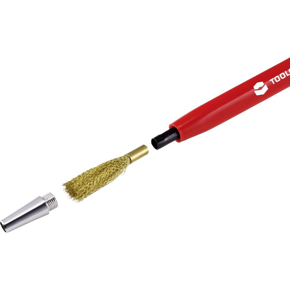 TOOLCRAFT Drahtbürste TOOLCRAFT Messingbürste Messing 12teilig 12 St.