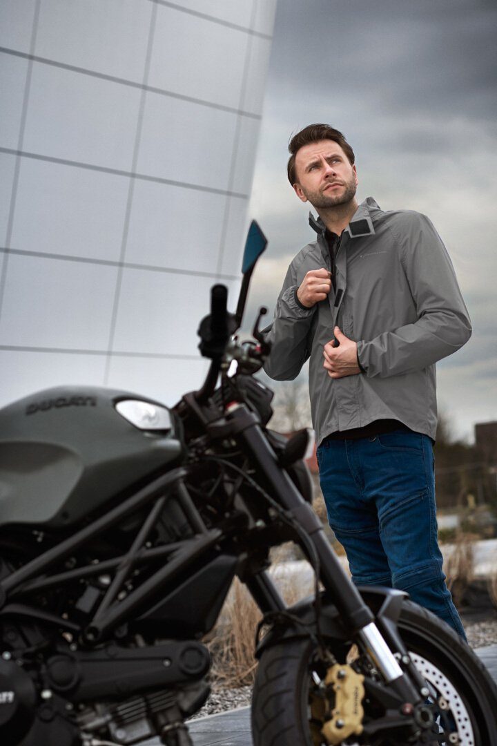 SHIMA Regenjacke Rainshell Motorrad Regenjacke wasserdicht