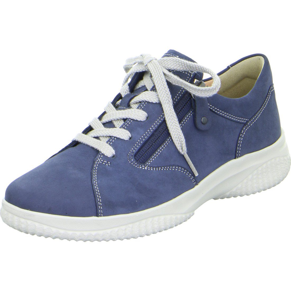 Hartjes Hartjes Schuhe, Schnürschuh Ethno - Nubuk Damen Schnürschuh blau 048787 | Schnürschuhe