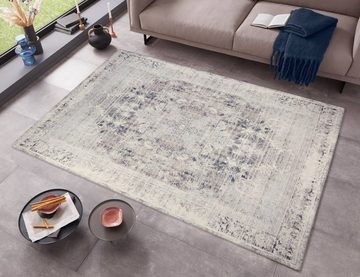 Orientteppich SALEM, GMD Living, rechteckig, Höhe: 6 mm, flachgewebter Teppich mit orientalischem Design, 80 x 150 cm