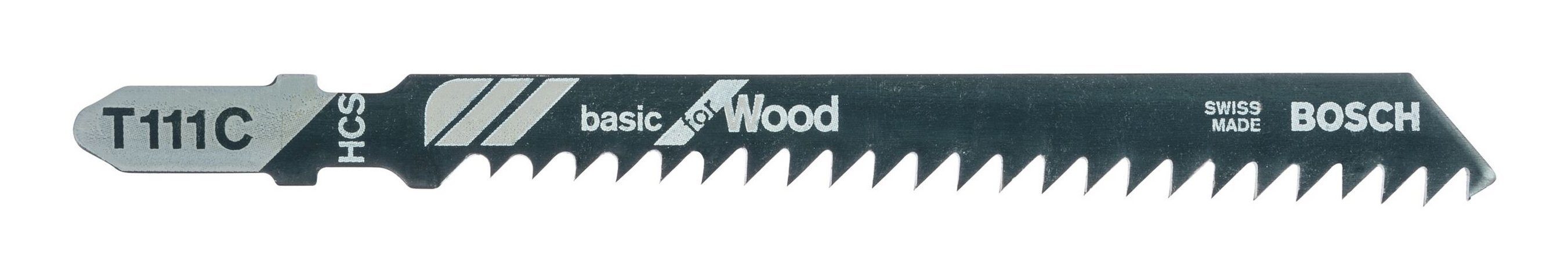 BOSCH Stichsägeblatt (5 Stück), T 111 C Basic for Wood - 5er-Pack