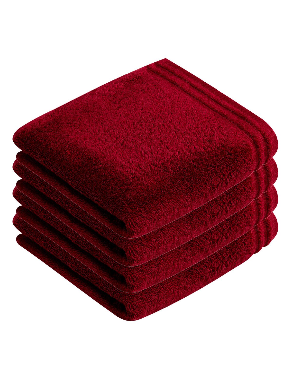Vossen Полотенца 4er Pack Handtuch 60 x 110 cm Calypso feeling, Frottier (Spar-Set, 4-St), hohe Markenqualität