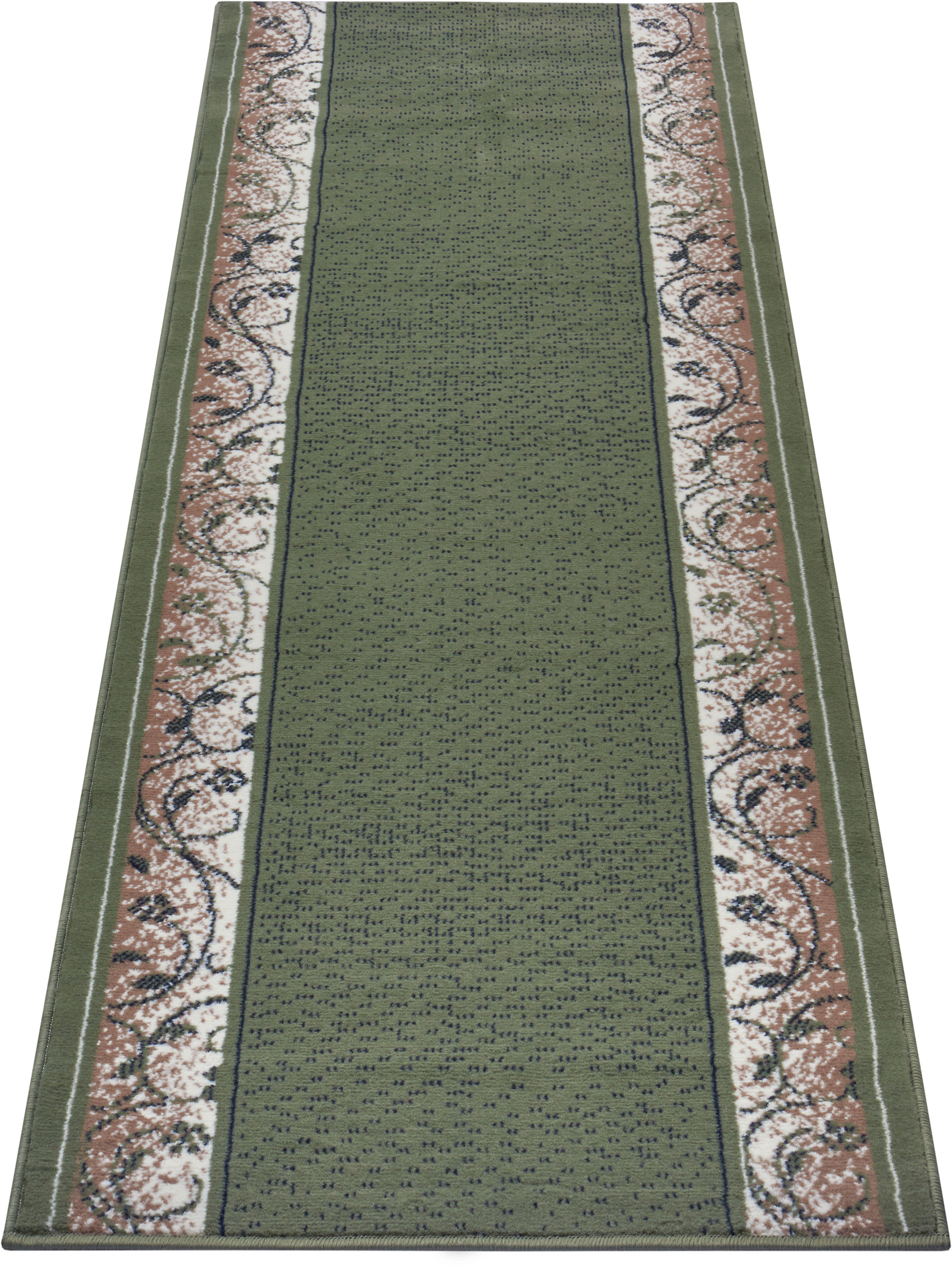 HANSE Home Läufer Plant, rechteckig, Höhe: 9 mm, Teppichläufer, Kurzflor, Teppich, Retro, Vintage, Flur, Schlafzimmer