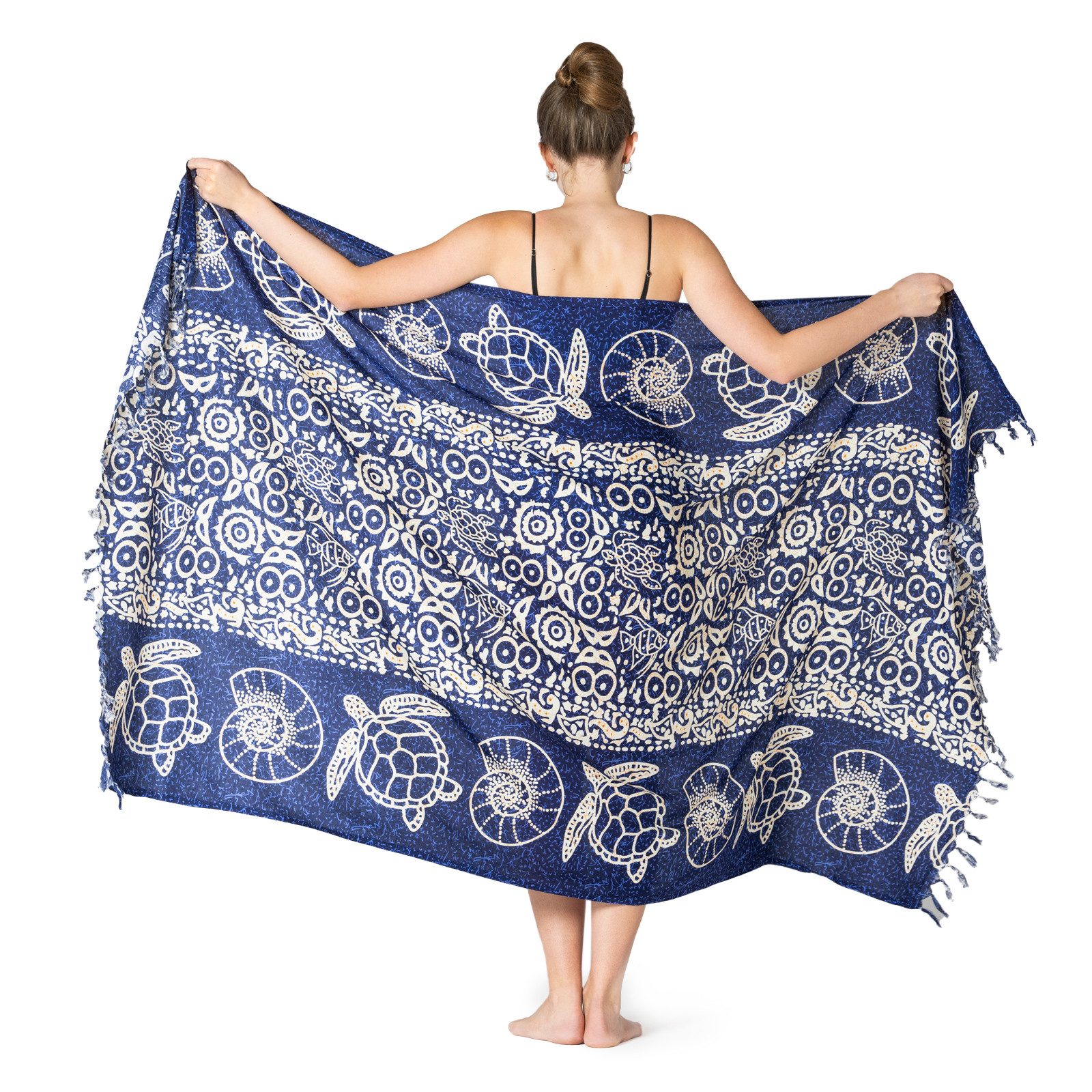 PANASIAM Pareo Sarong im Meeres-Design Strandtuch günstig online kaufen