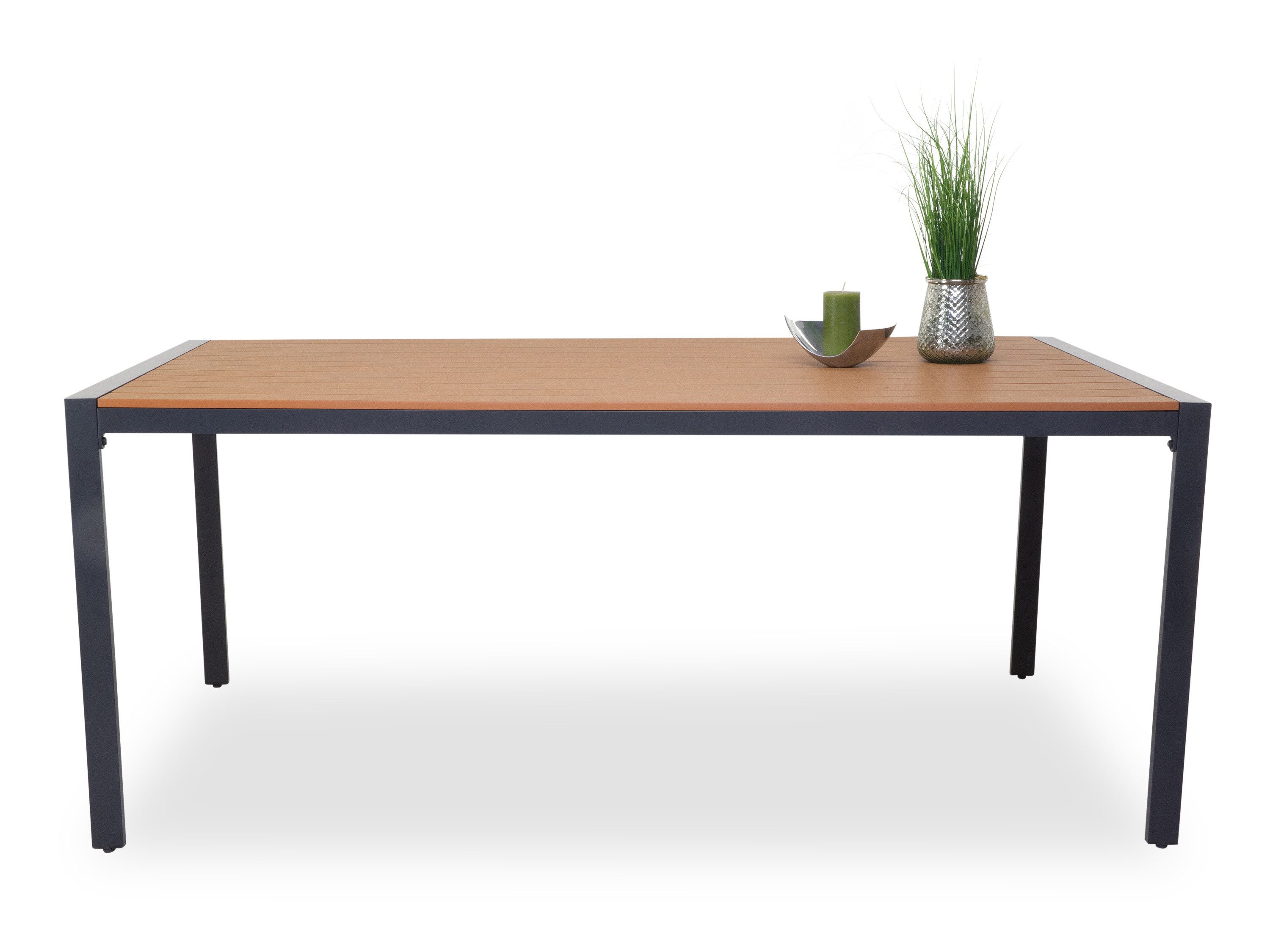 Outdoor Gartentisch Gartentisch outdoor SIENA BHT 180x75x102 cm bunt Outdoortisch