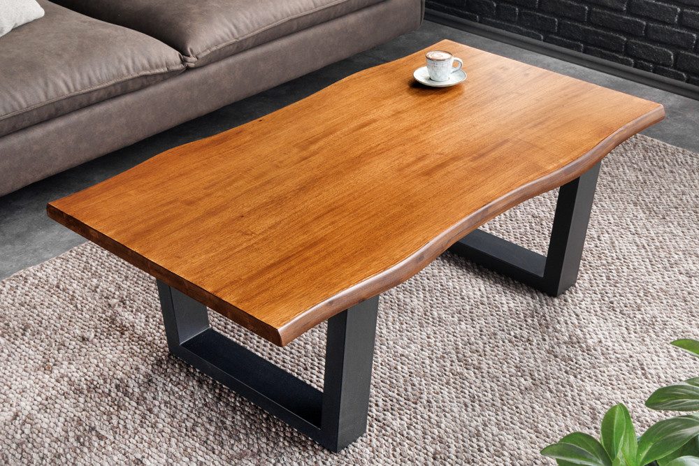 riess-ambiente Couchtisch GENESIS 110cm braun · Ablagetisch aus Akazien-Mas günstig online kaufen