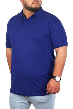 Young & Rich Poloshirt Herren Übergröße Basic big size optimierte moderne Passform mit Knopfleiste unifarben kurzarm regular fit