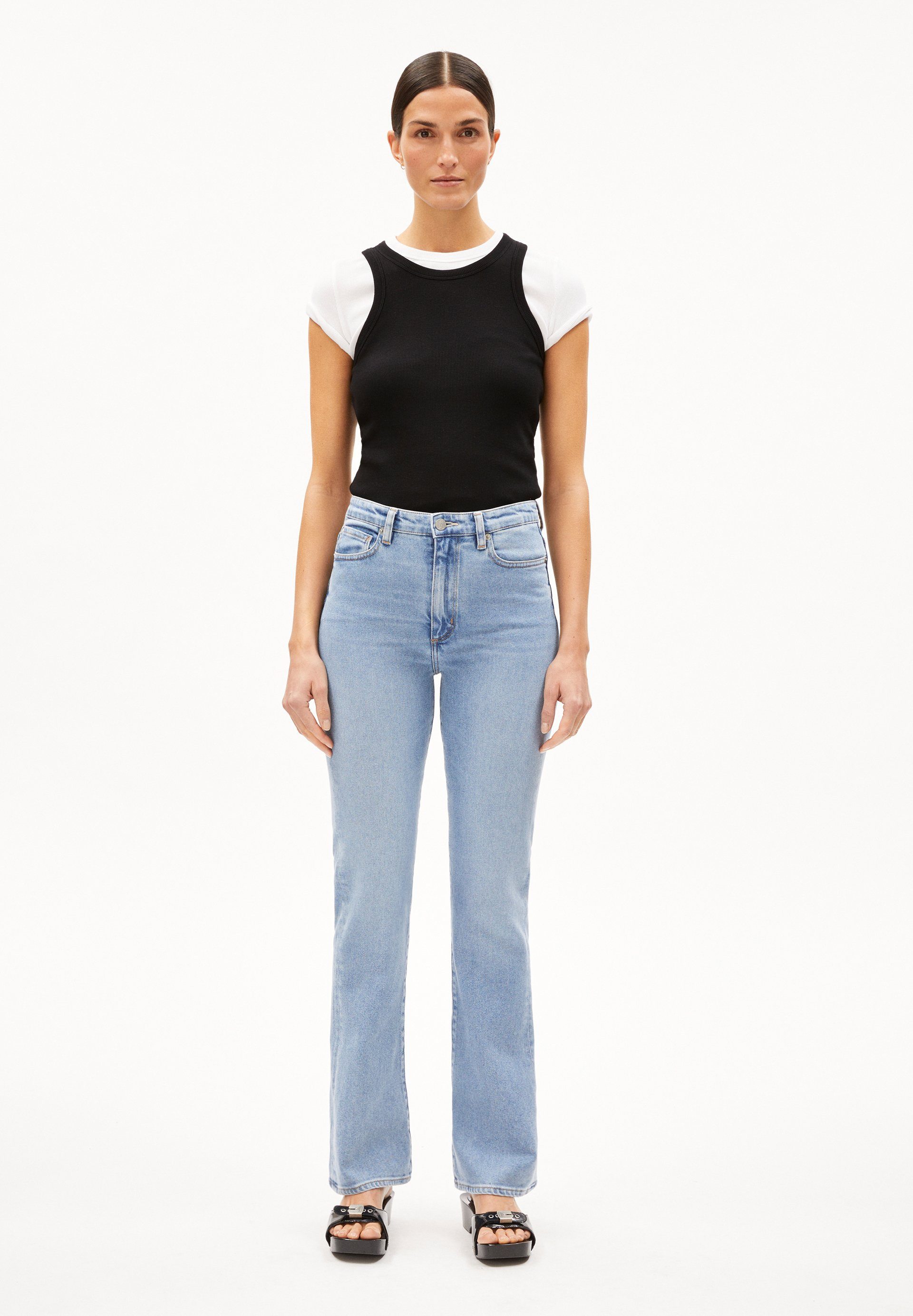 Armedangels Straight-Jeans LINNAA Damen (1-tlg)