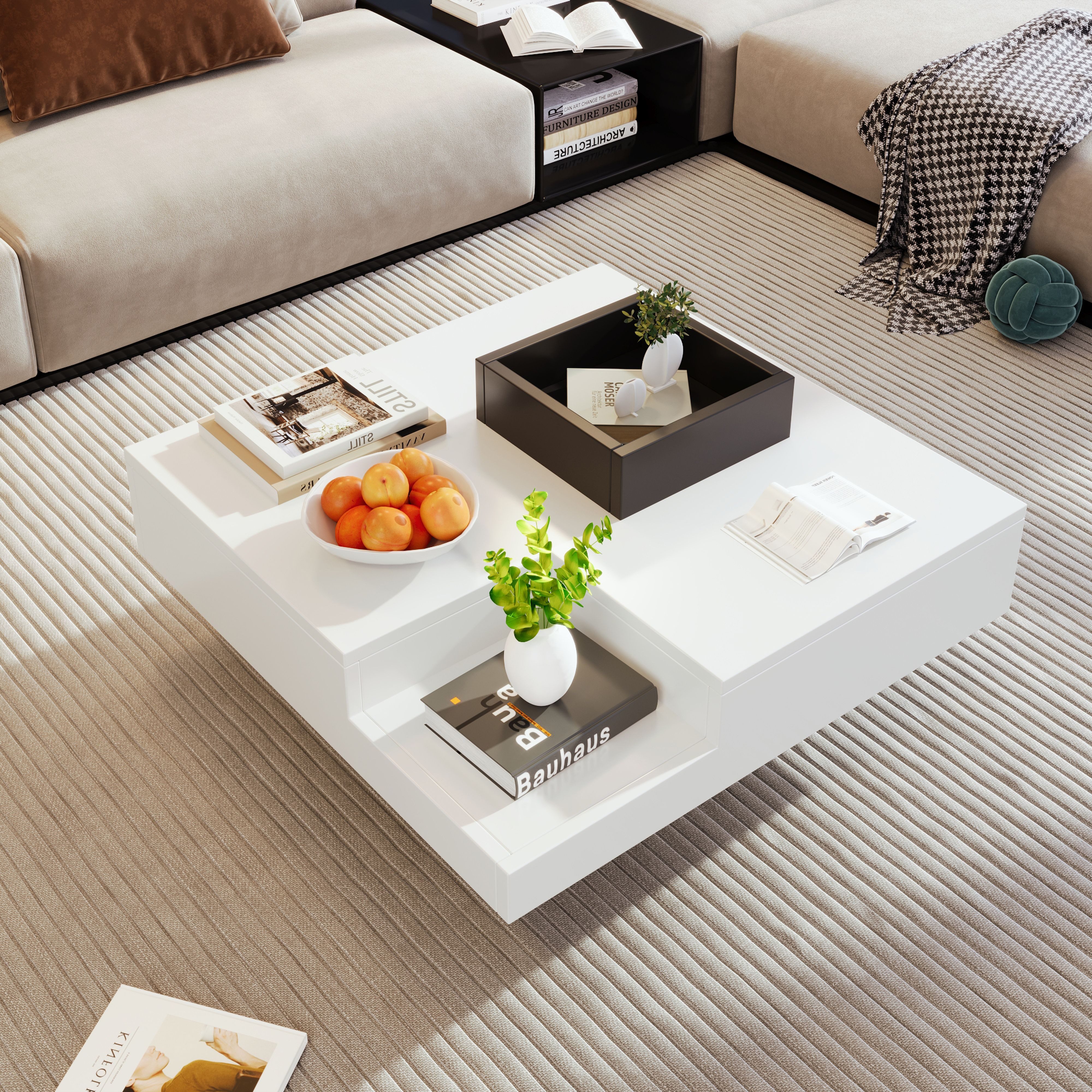 BlingBin Couchtisch Beistelltisch mit Abnehmbarer Aufbewahrungsbox, günstig online kaufen