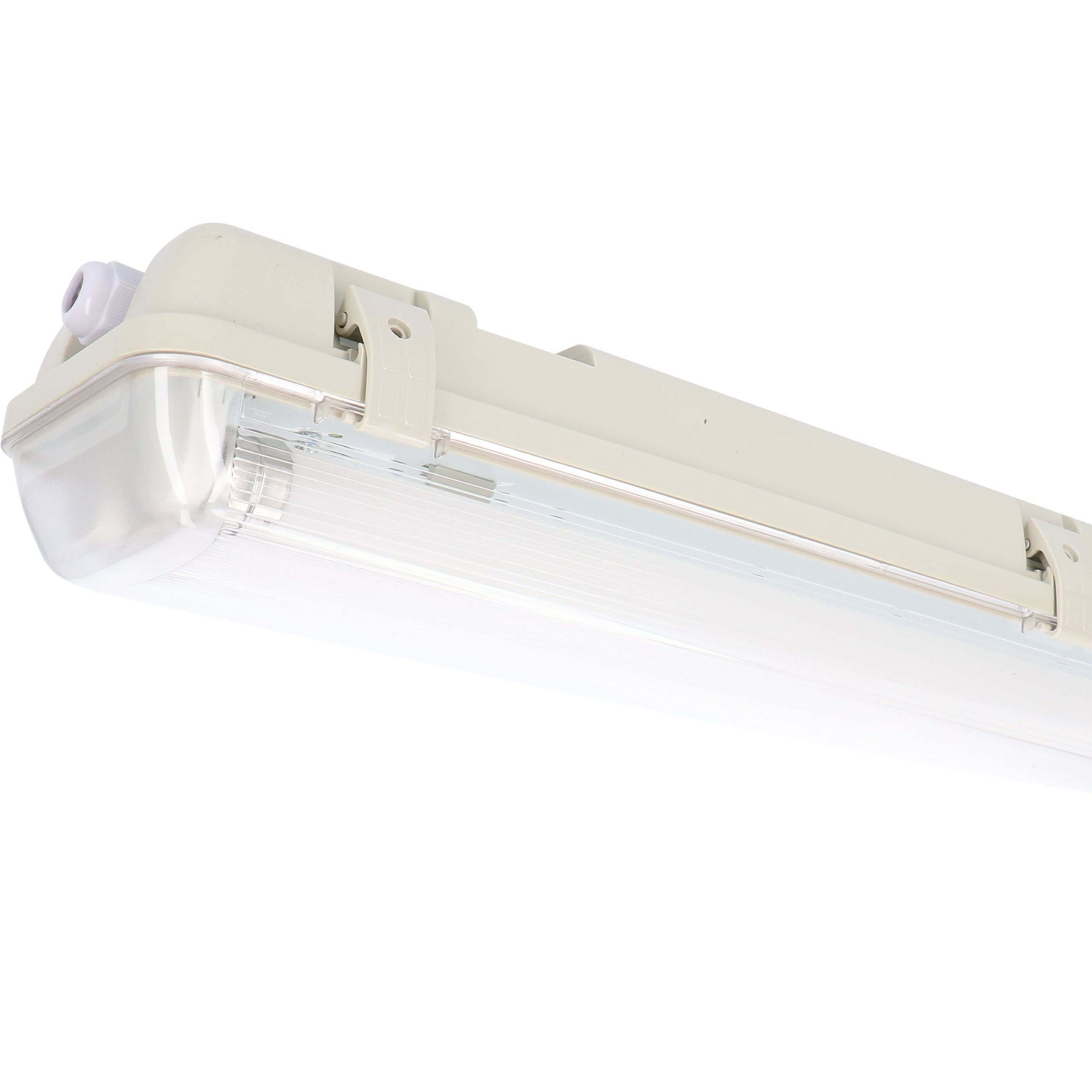 LED's light LED Deckenleuchte 2401204_01 Feuchtraumleuchte, LED, mit HF-Bewegungsmelder und LED-Röhren 120 cm 2x 14W neutralweiß IP65