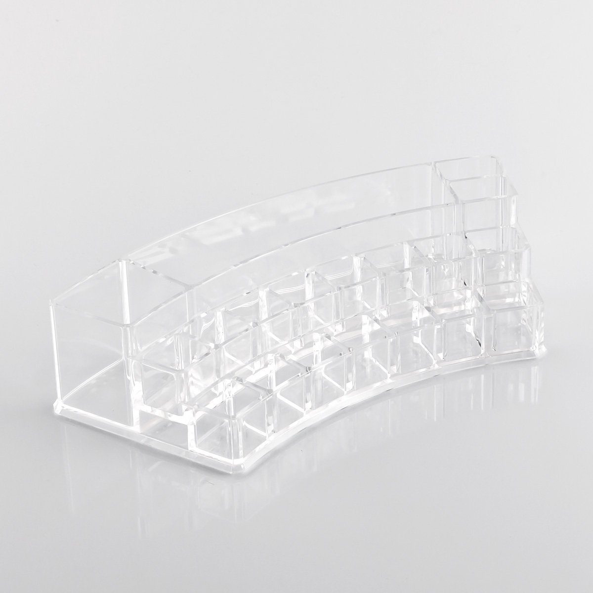 Make-Up Organizer Kosmetik-Organizer, Make-Up Halter mit 19 Fächern, halbrund